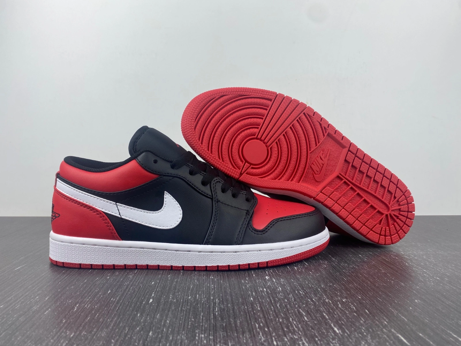 Air Jordan 1 Low Alternate Bred Toe 553558- Original 1589
