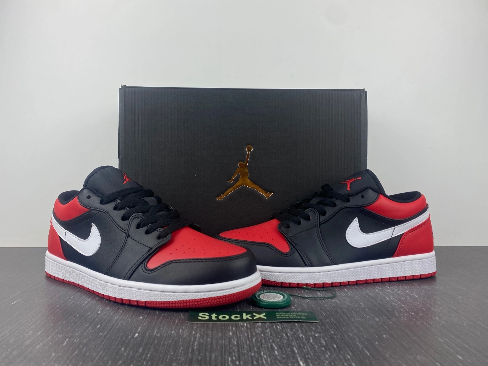 Air Jordan 1 Low Alternate Bred Toe 553558- Original 1589
