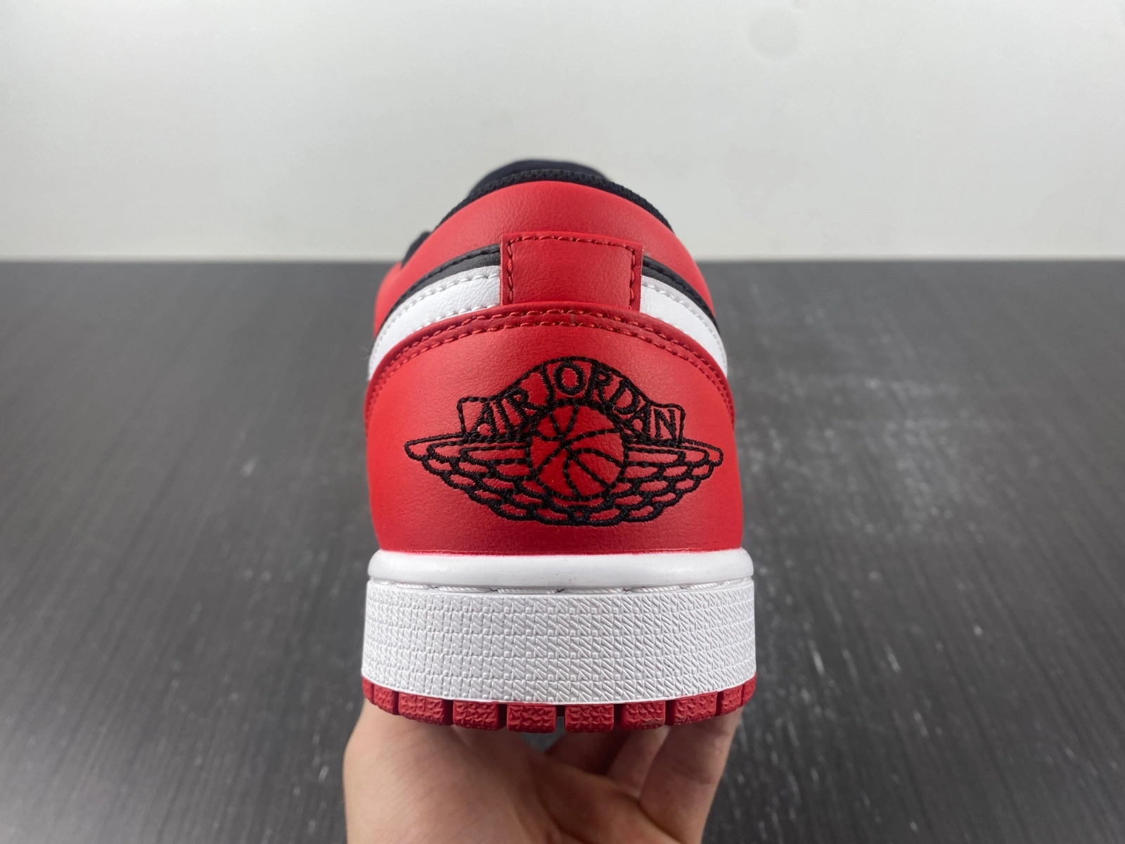 Air Jordan 1 Low Alternate Bred Toe 553558- Original 1589