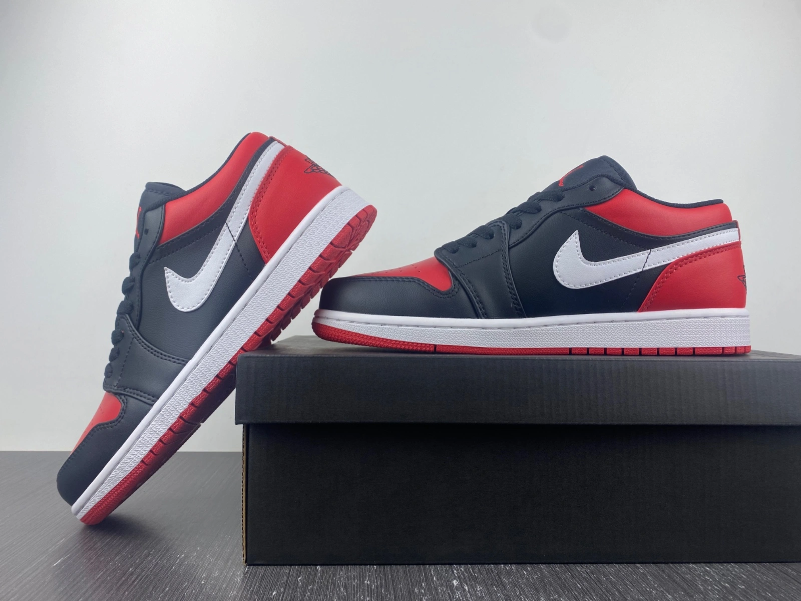 Air Jordan 1 Low Alternate Bred Toe 553558- Original 1589