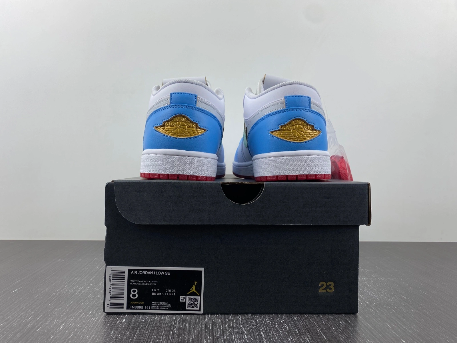 Casual Air Jordan 1 Low BLUE FN8895- 1490