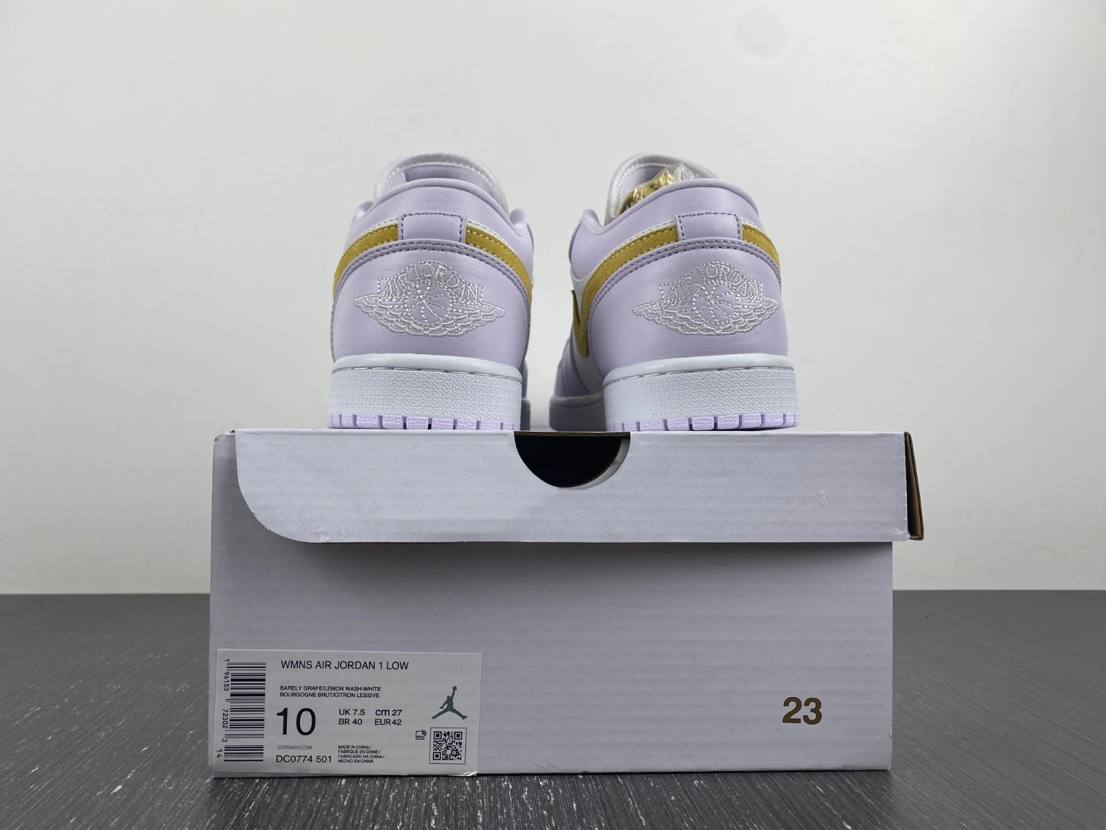 Air Jordan 1 Low Barely Grape DC0774- Flexible 1540