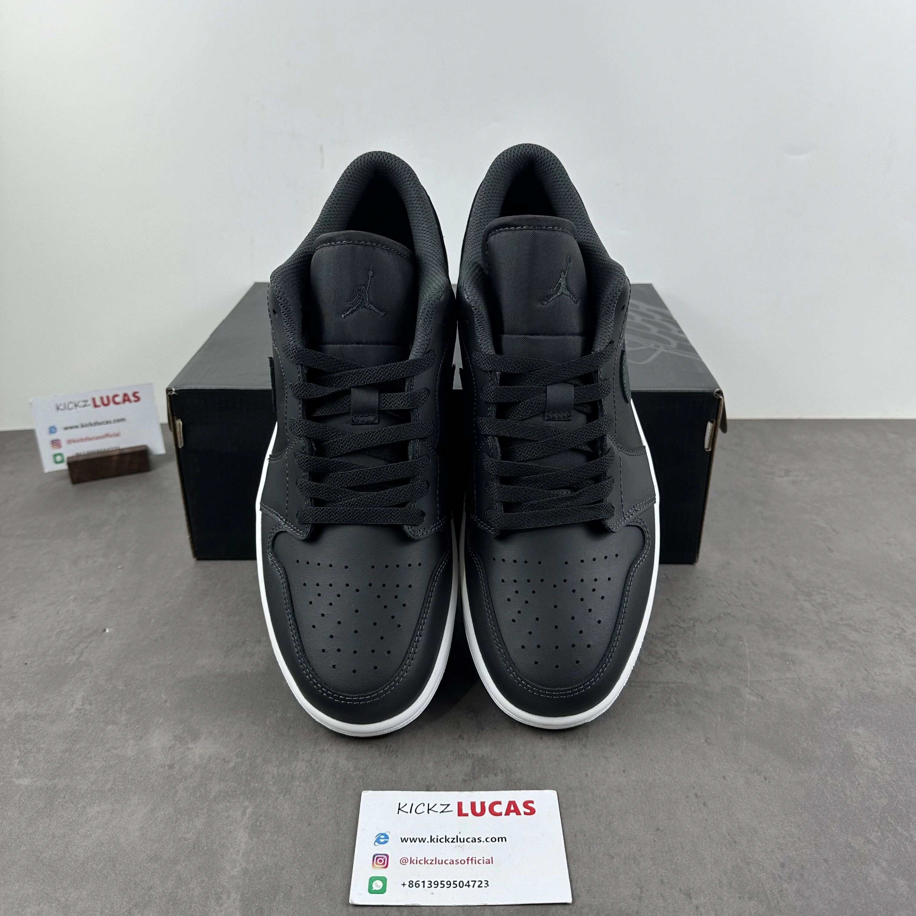 Air Jordan 1 Low Black Elephant FB9907- QuickDry 1455