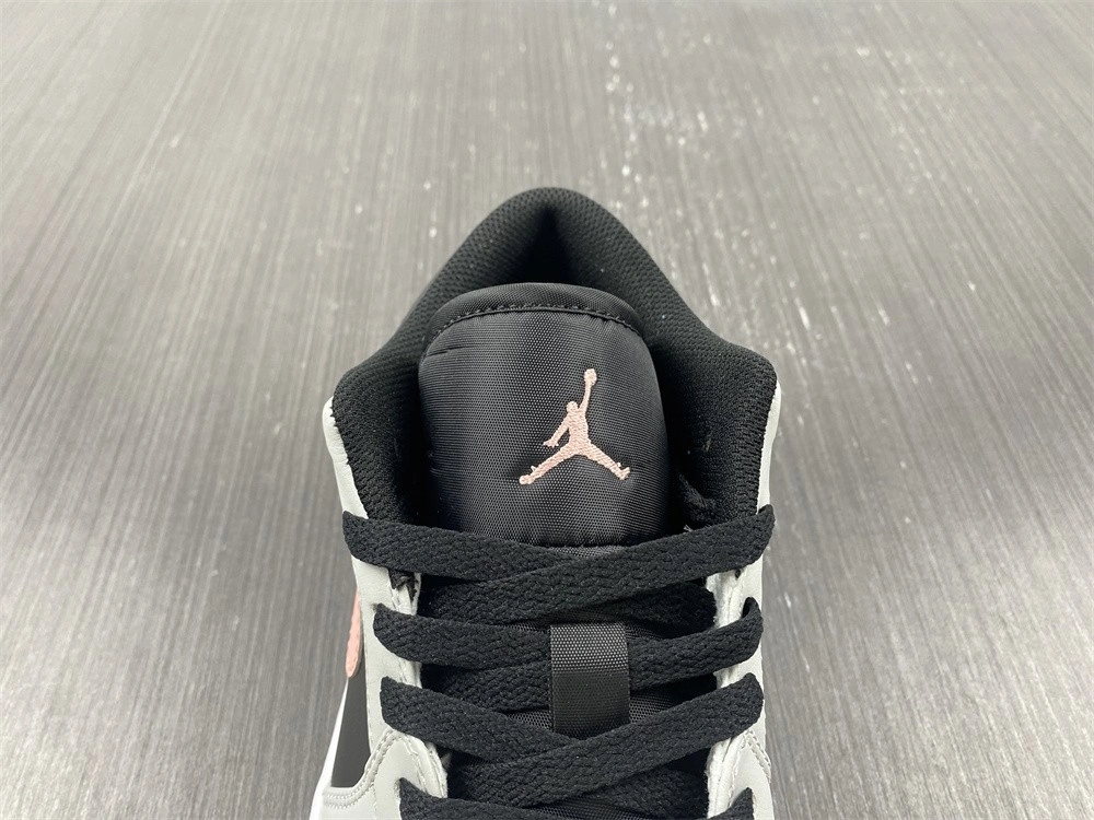 Air Jordan 1 Low Black Grey Pink 553558- SoftTouch 1640