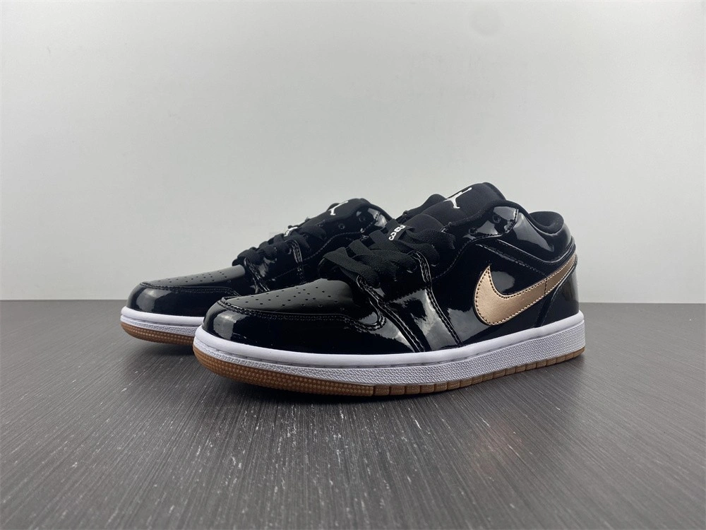 Air Jordan 1 Low Black White Grey 552780- Unisex 1642