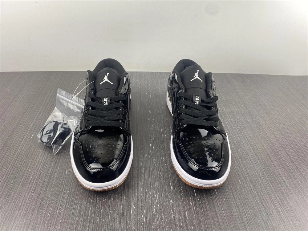 Air Jordan 1 Low Black White Grey 552780- Unisex 1642