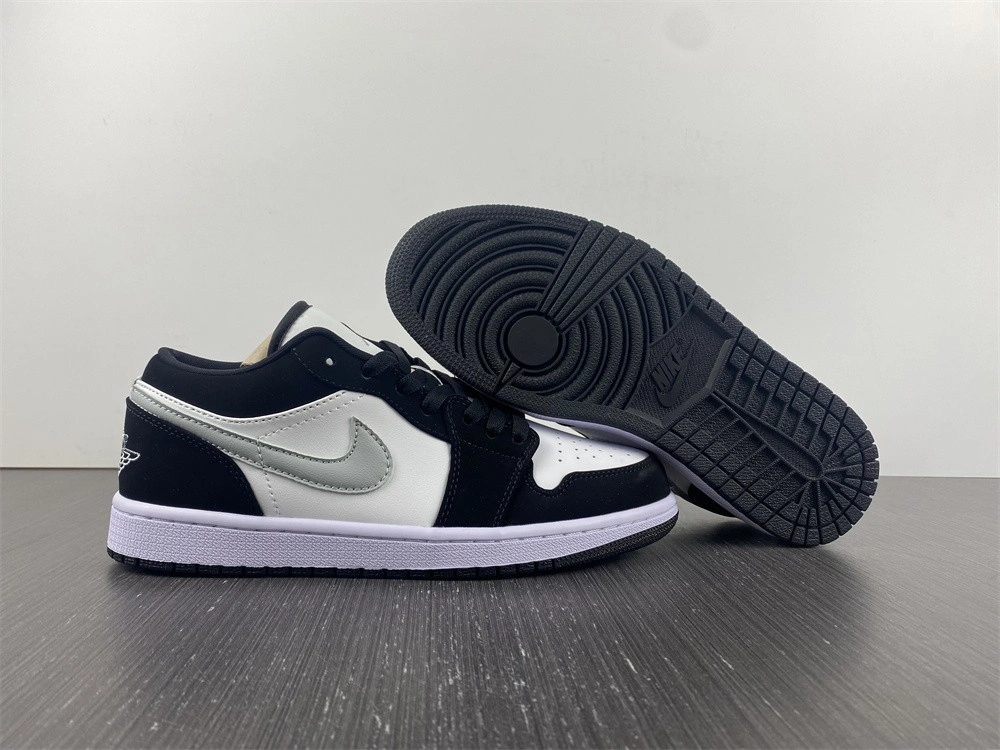 Air Jordan 1 Low Black White Grey 552780- TopPick 1643