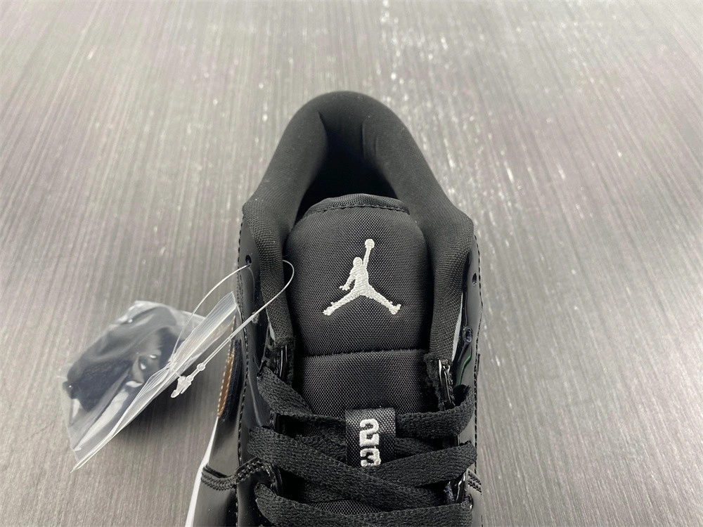 Air Jordan 1 Low Black White Grey 552780- Unisex 1642