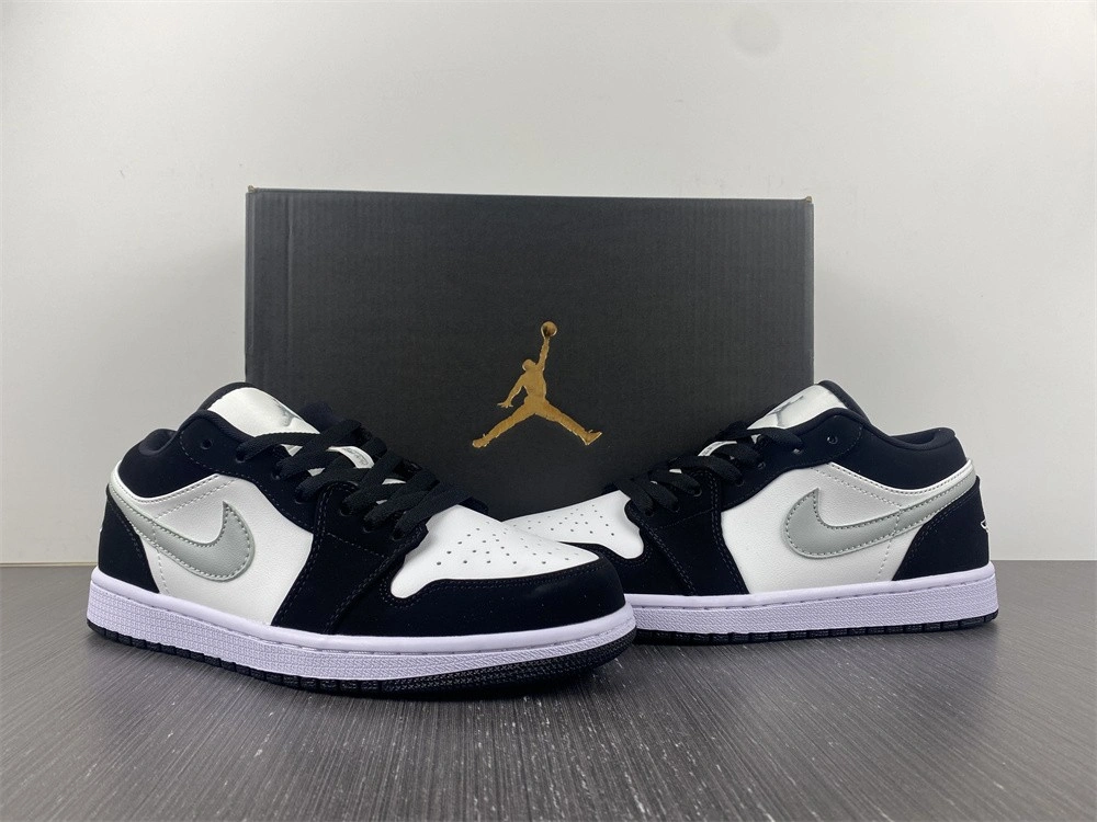 Air Jordan 1 Low Black White Grey 552780- TopPick 1643