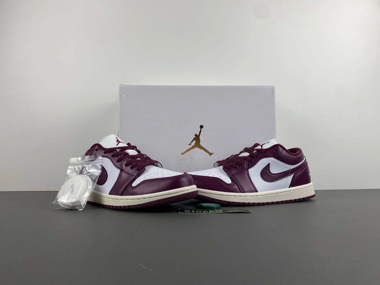 WaterResistant Air Jordan 1 Low Bordeaux DC0774- 1381