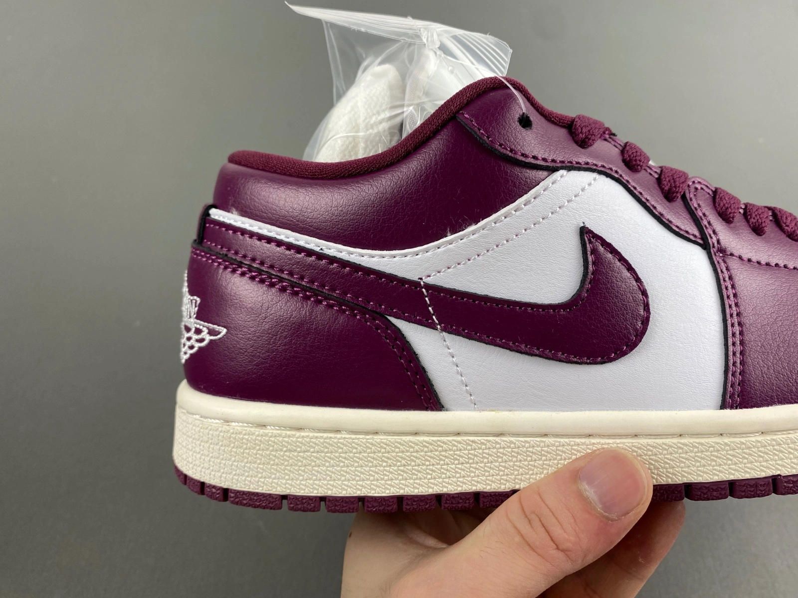 WaterResistant Air Jordan 1 Low Bordeaux DC0774- 1381