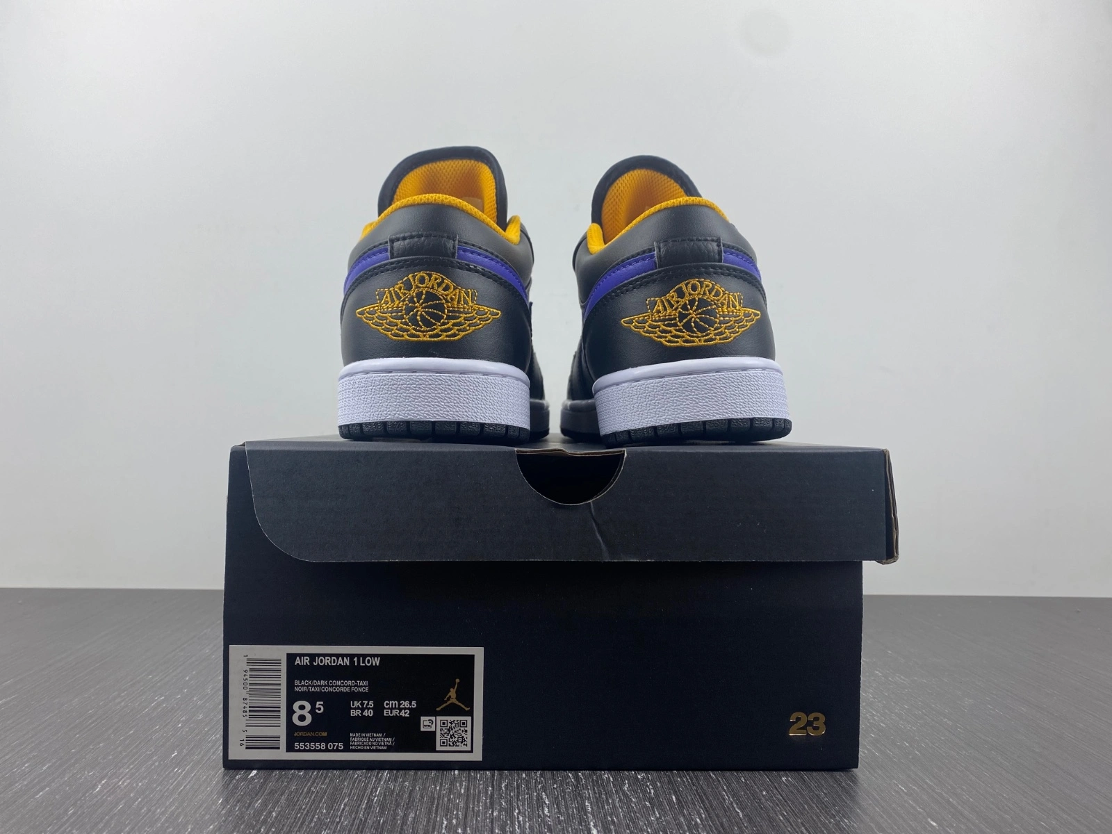Reliable Air Jordan 1 Low Dark Concord 553558- 1566