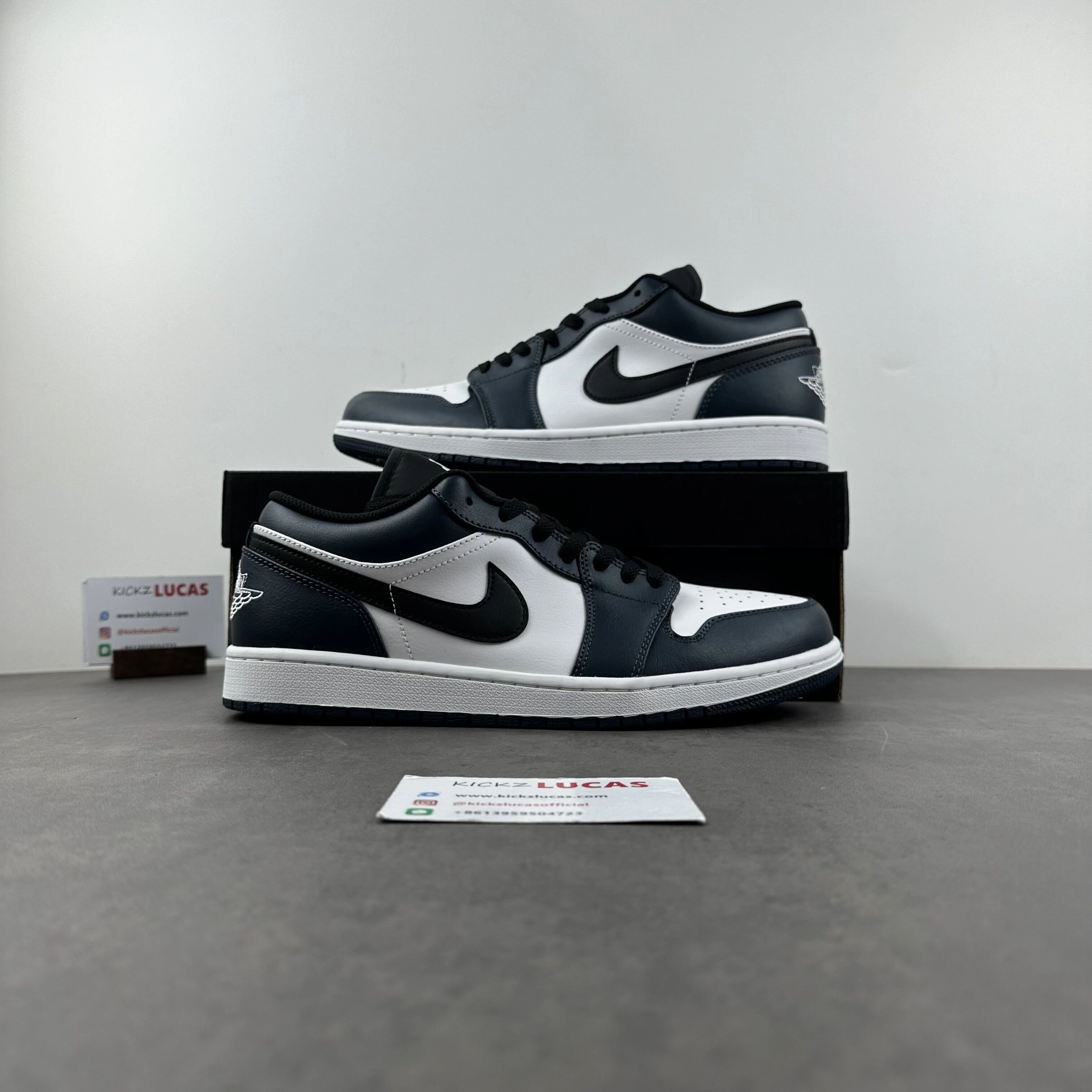 Air Jordan 1 Low Dark Teal 553558- Original 1635