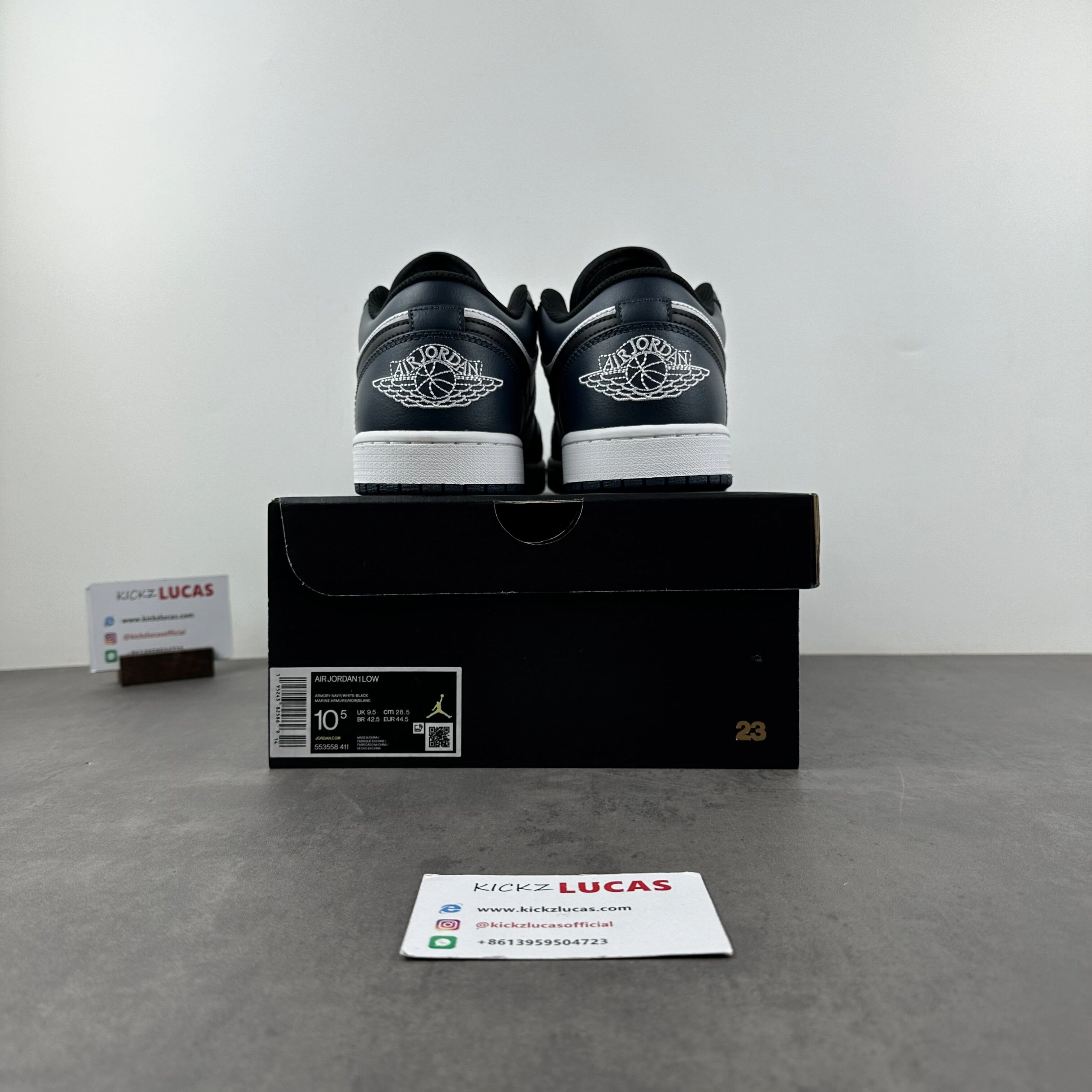 Air Jordan 1 Low Dark Teal 553558- Original 1635