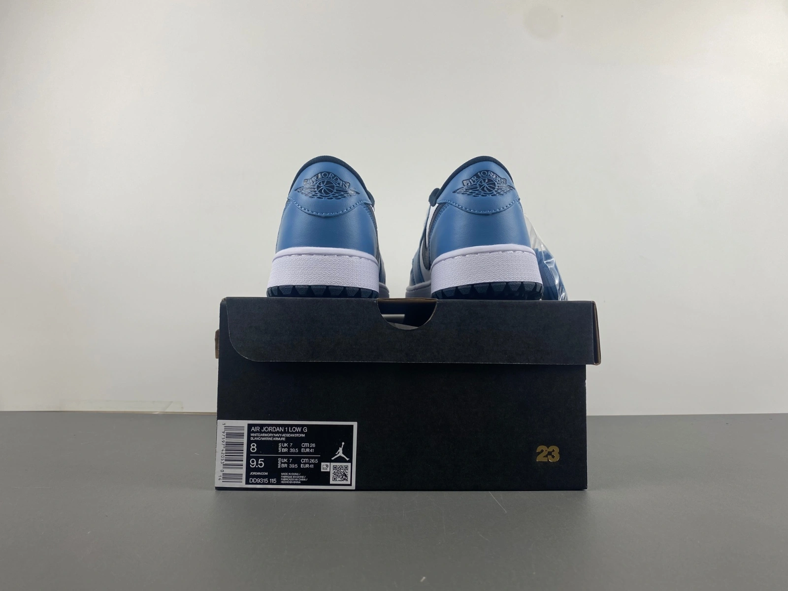 MultiPurpose Air Jordan 1 Low Golf White Aegean Storm DD9315- 1372