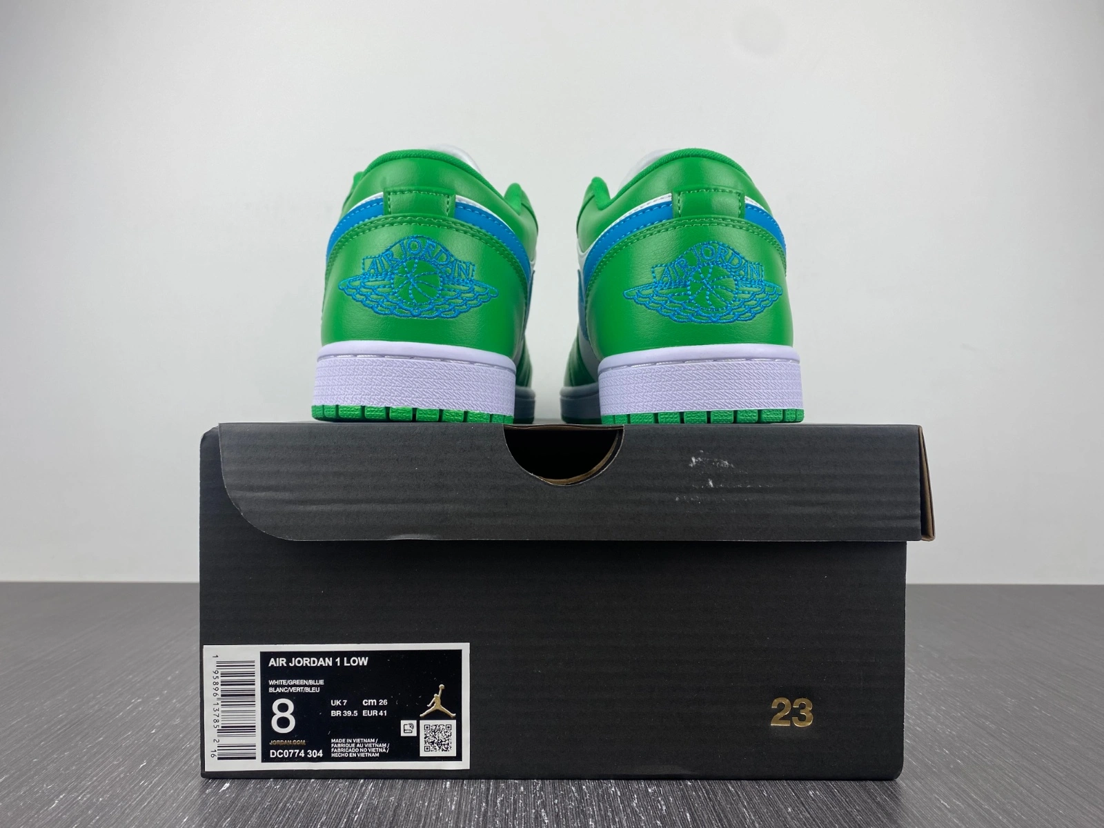Air Jordan 1 Low Green Blue DC0774- Neat 1594