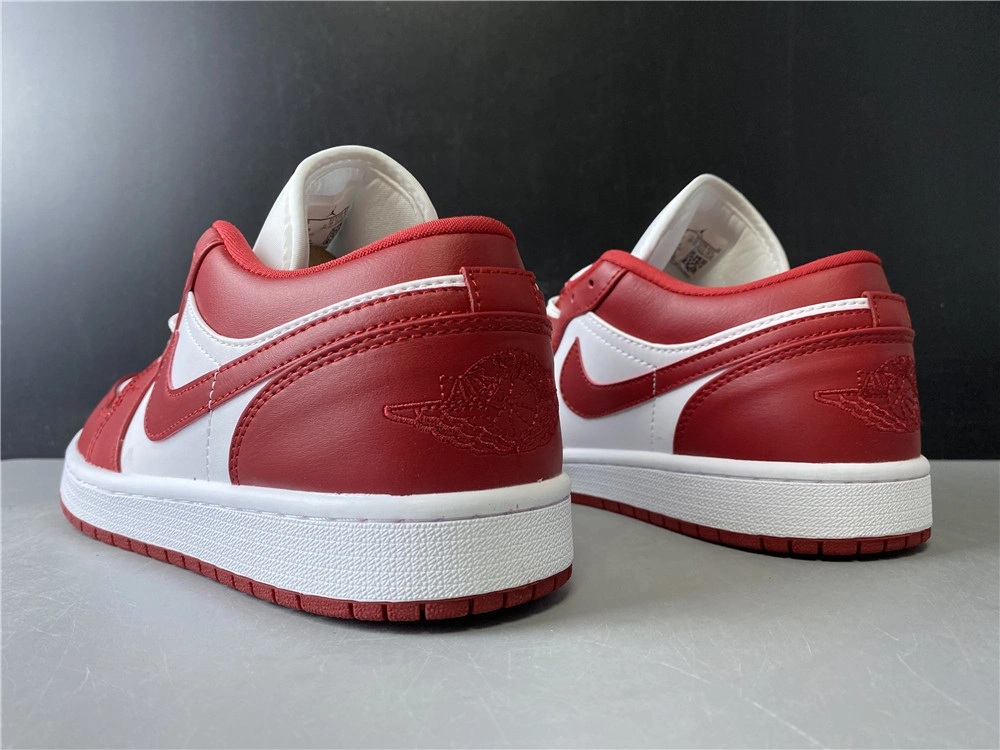 Air Jordan 1 Low Gym Red White 553558- Youthful 1778