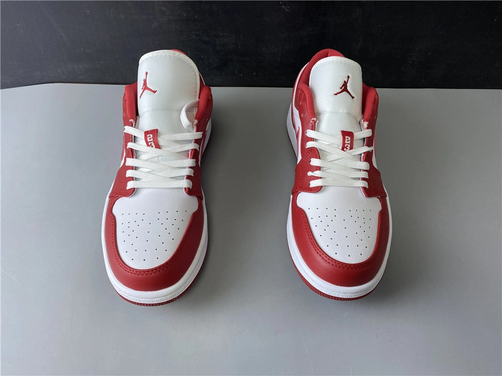 Air Jordan 1 Low Gym Red White 553558- Youthful 1778