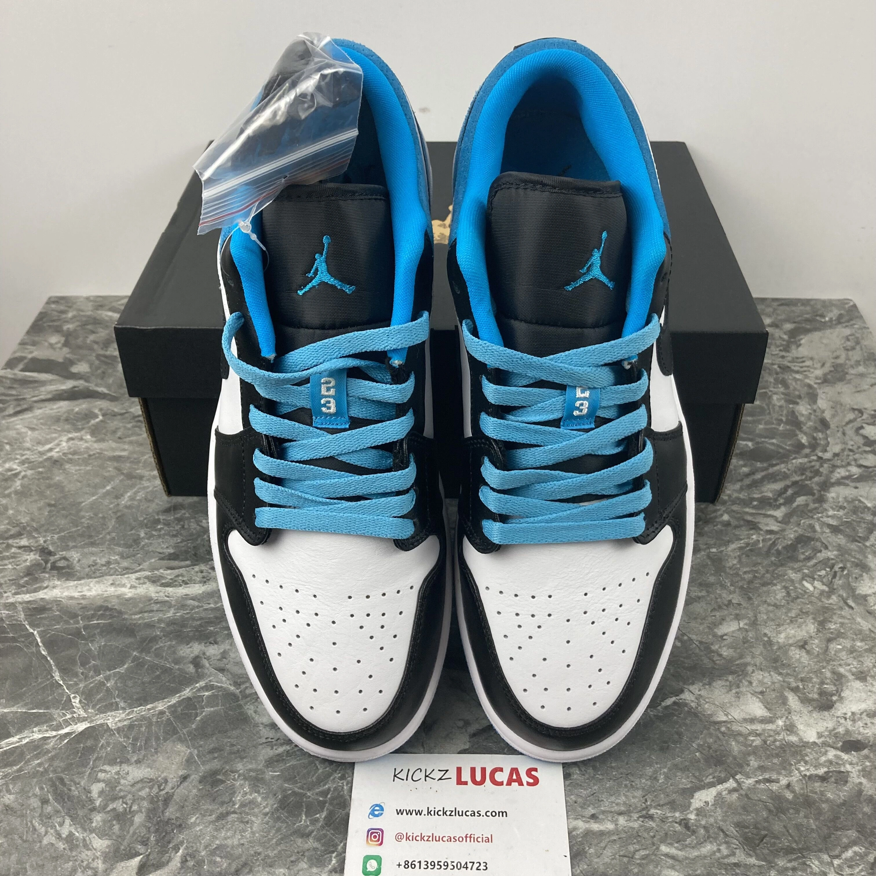 Air Jordan 1 Low Laser Blue CK3022- Reliable 1669