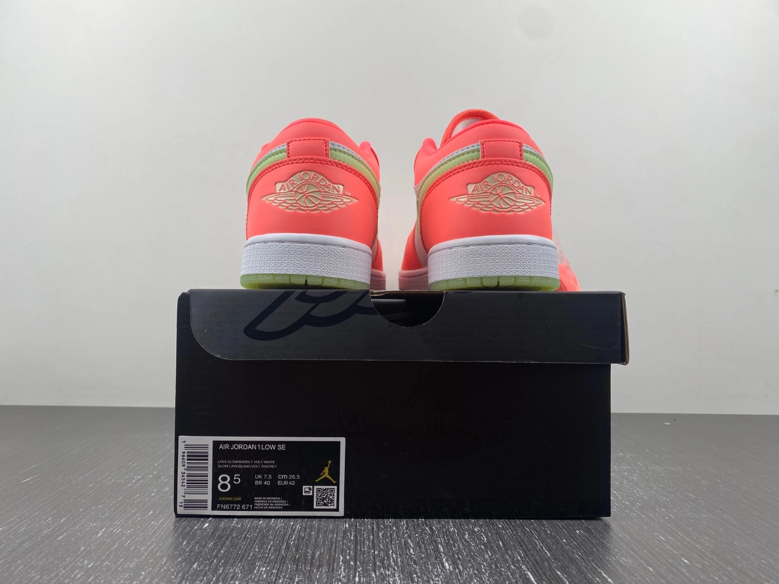 Supportive Air Jordan 1 Low Lava Glow FN6772- 1489