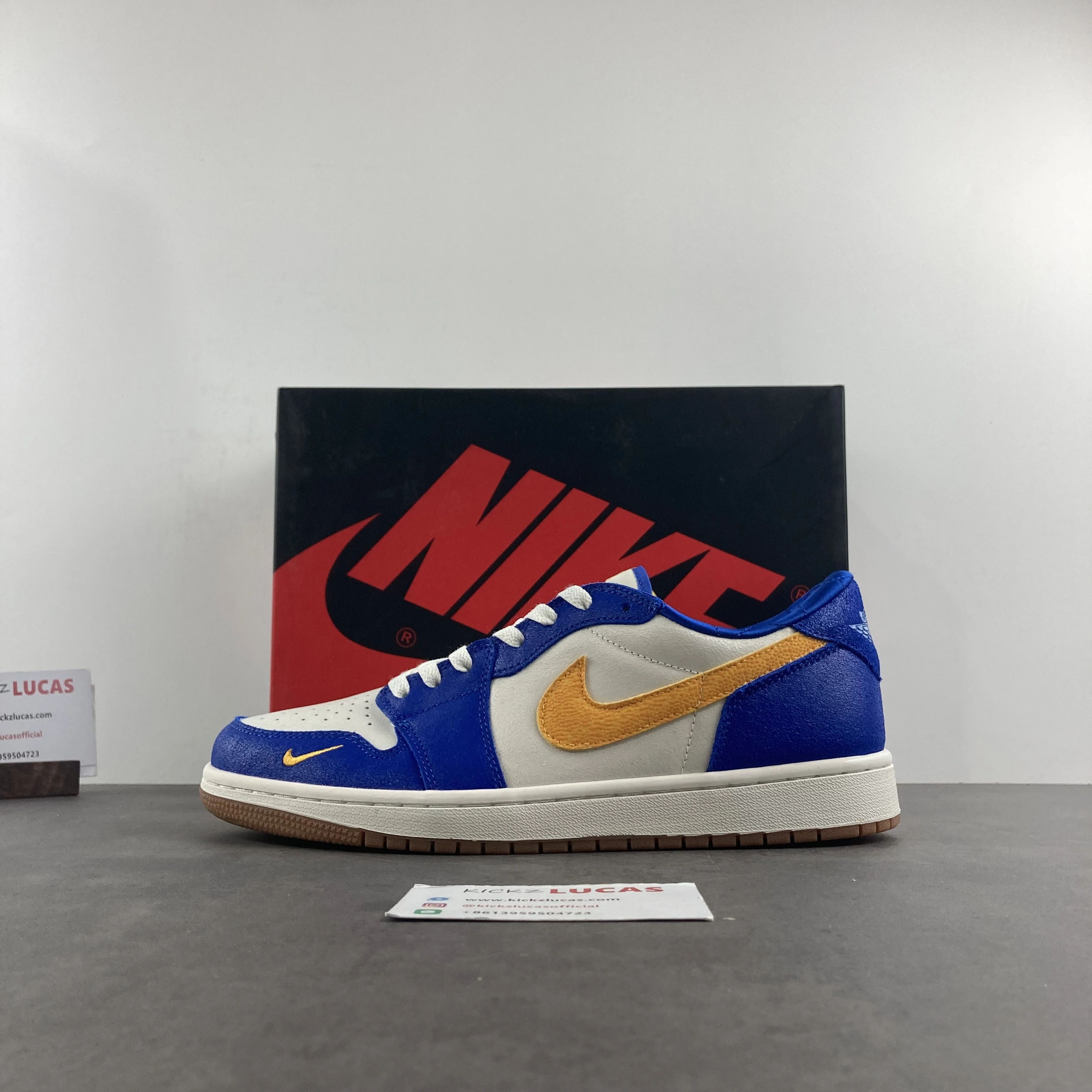 Air Jordan 1 Low Light Blue Mini Swoosh CZ0790- Comfortable 1480