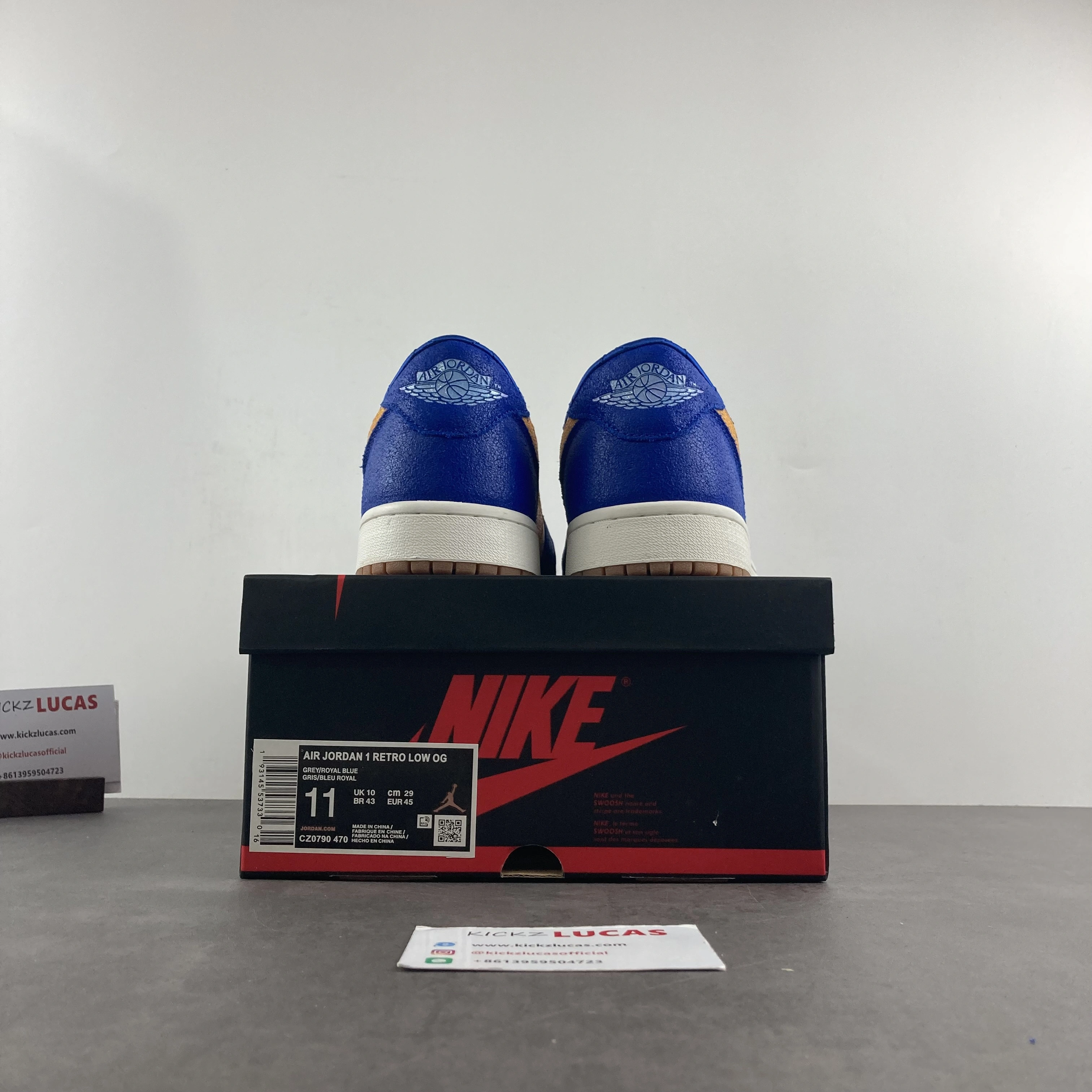 Air Jordan 1 Low Light Blue Mini Swoosh CZ0790- Comfortable 1480