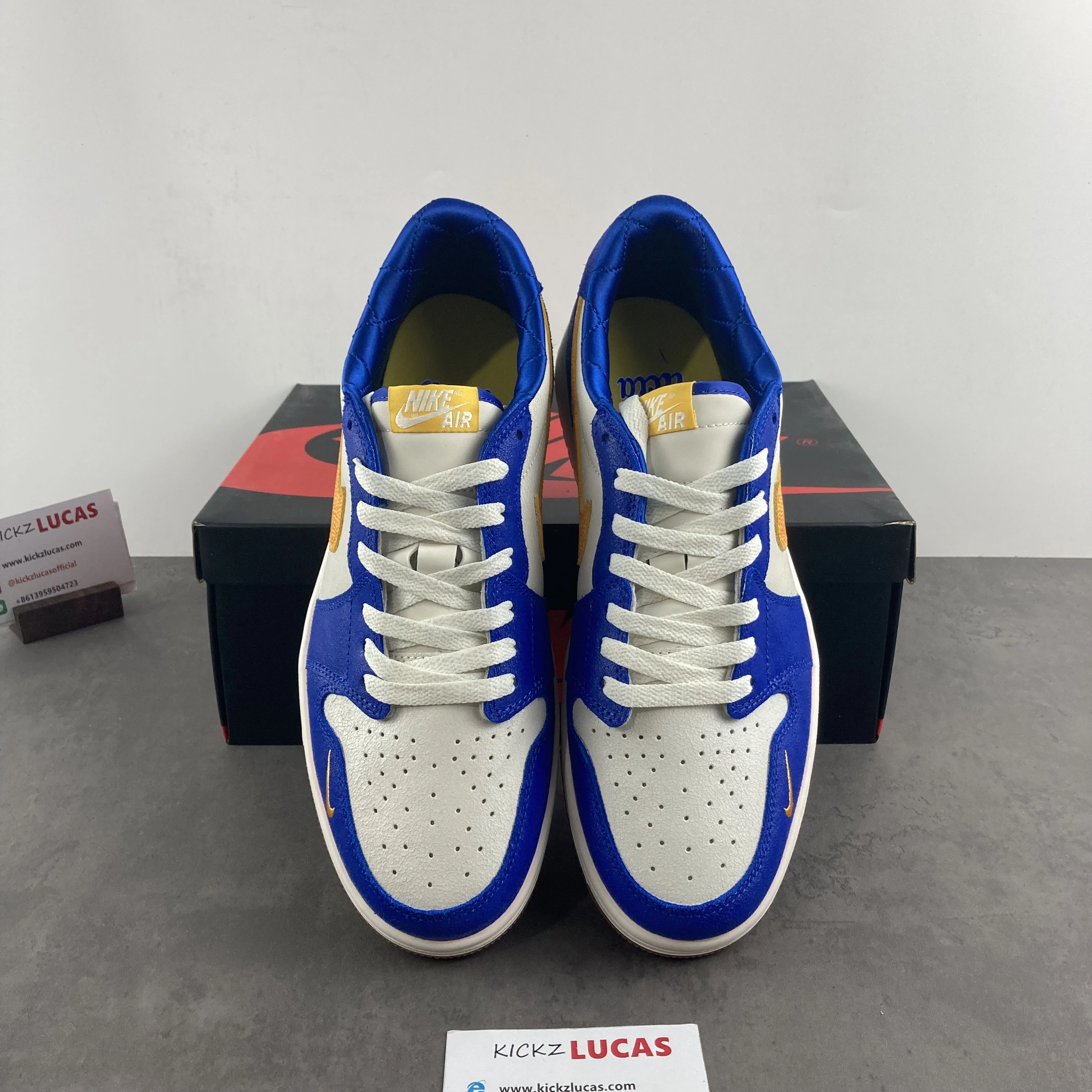 Air Jordan 1 Low Light Blue Mini Swoosh CZ0790- Comfortable 1480