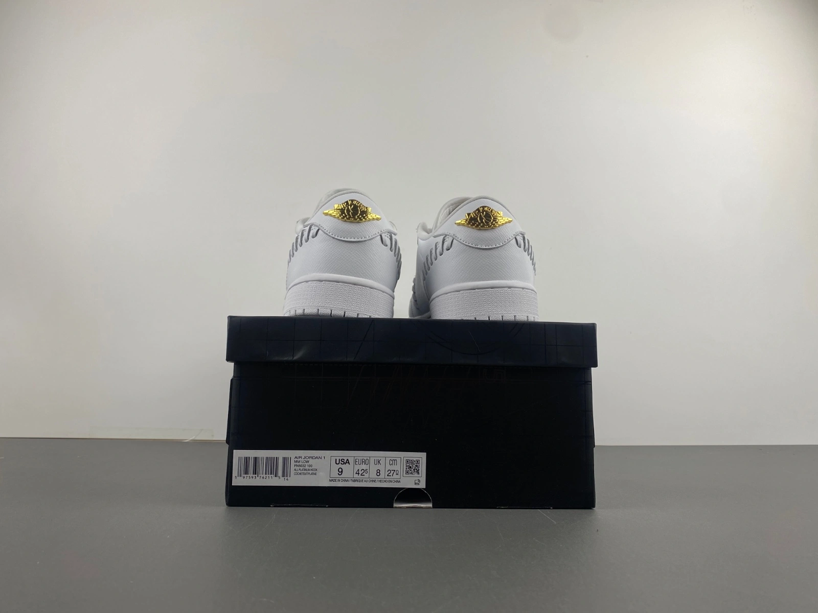 Casual Air Jordan 1 Low Method of Make Sail Metallic Gold FN5032- 1378