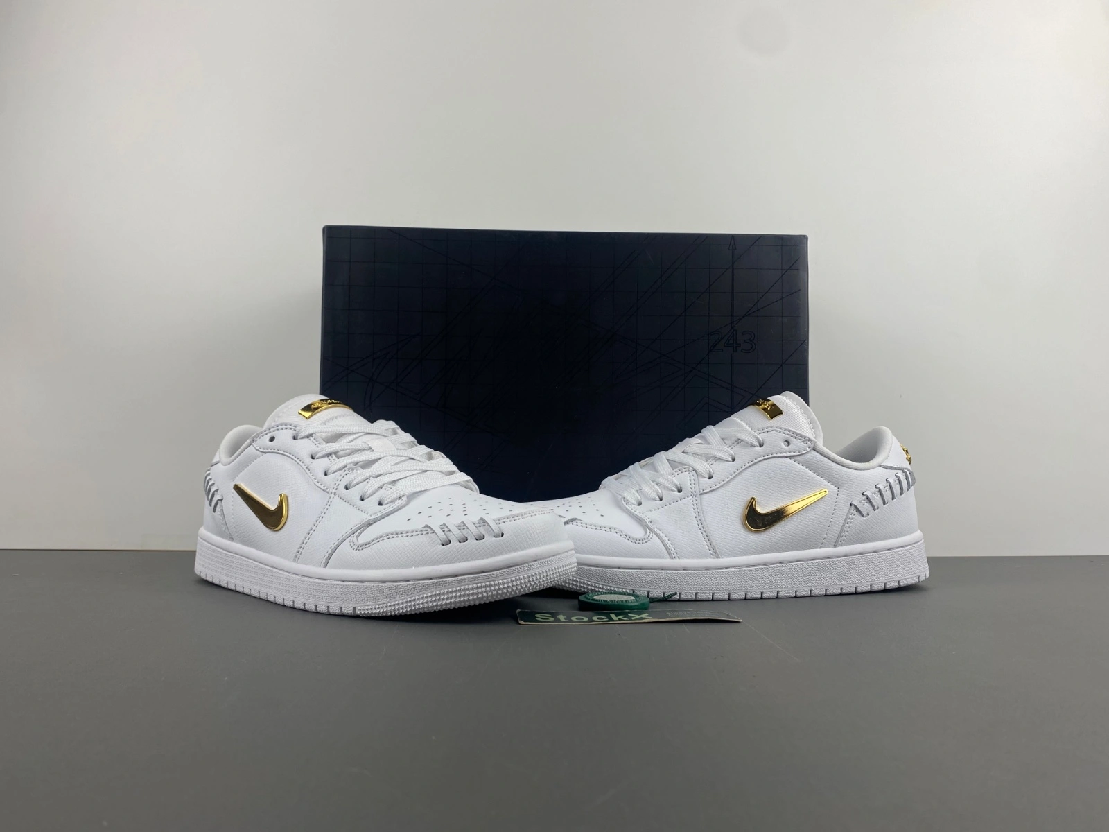 Casual Air Jordan 1 Low Method of Make Sail Metallic Gold FN5032- 1378