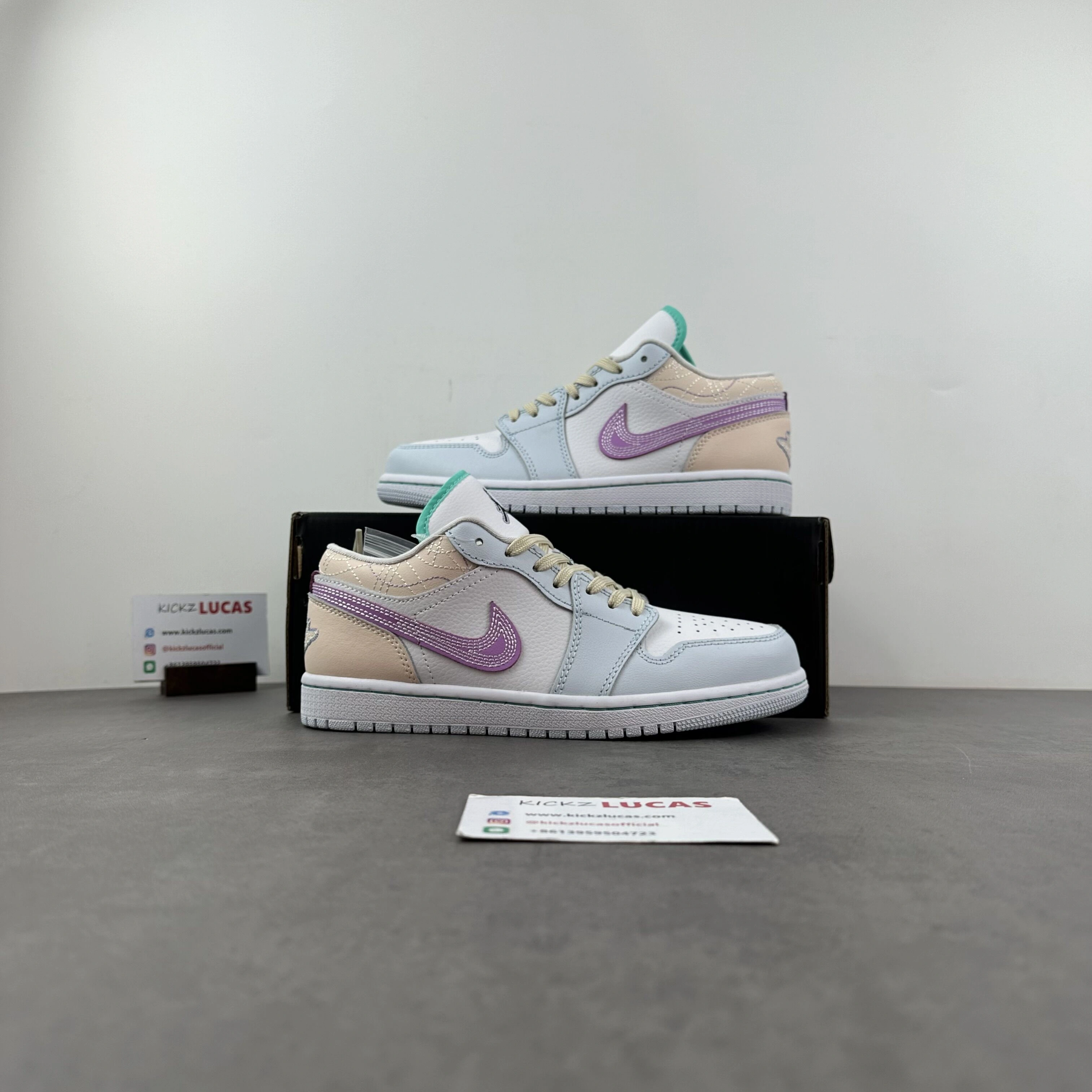 Modern Air Jordan 1 Low Multi-Color Sashiko FV3623- 1430
