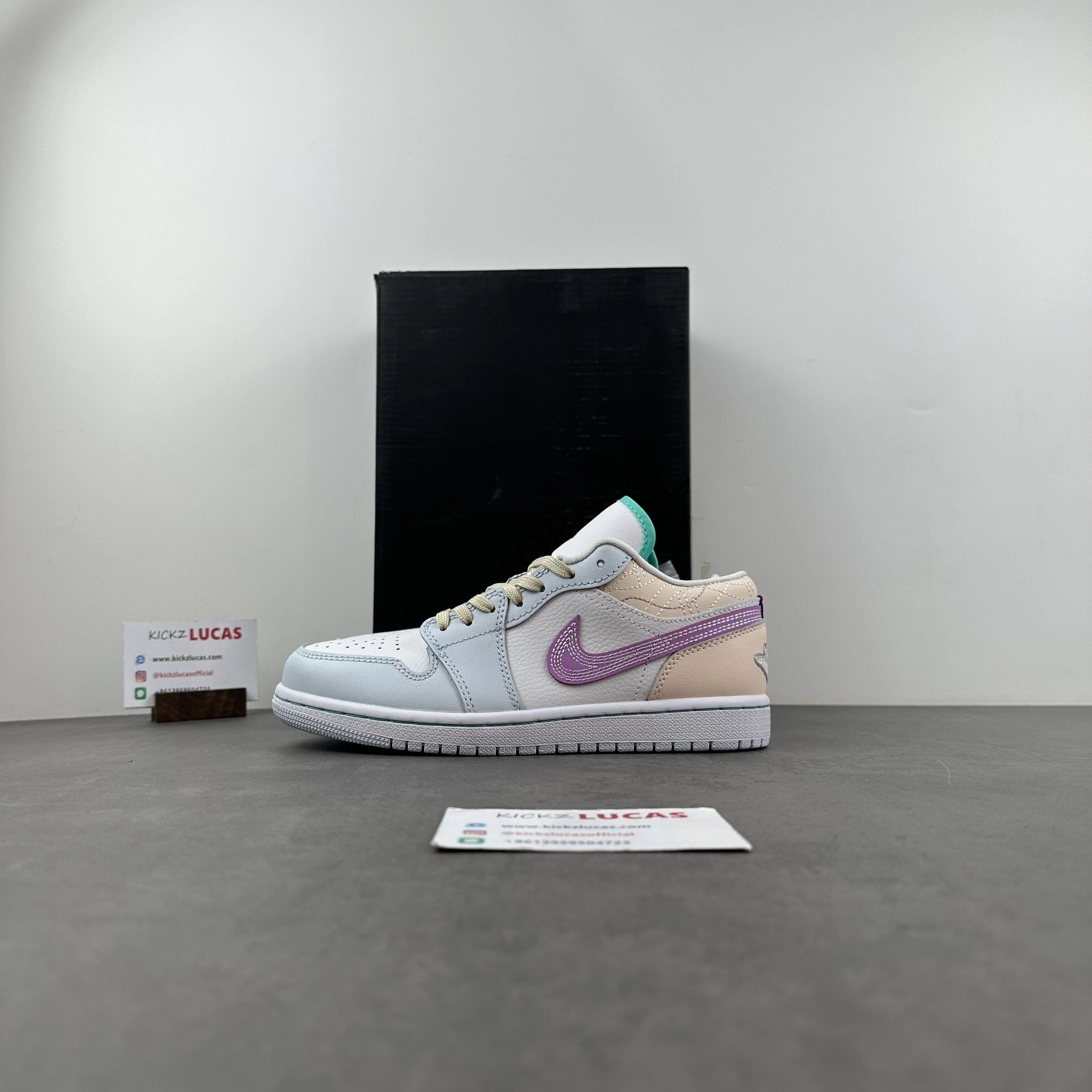 Modern Air Jordan 1 Low Multi-Color Sashiko FV3623- 1430