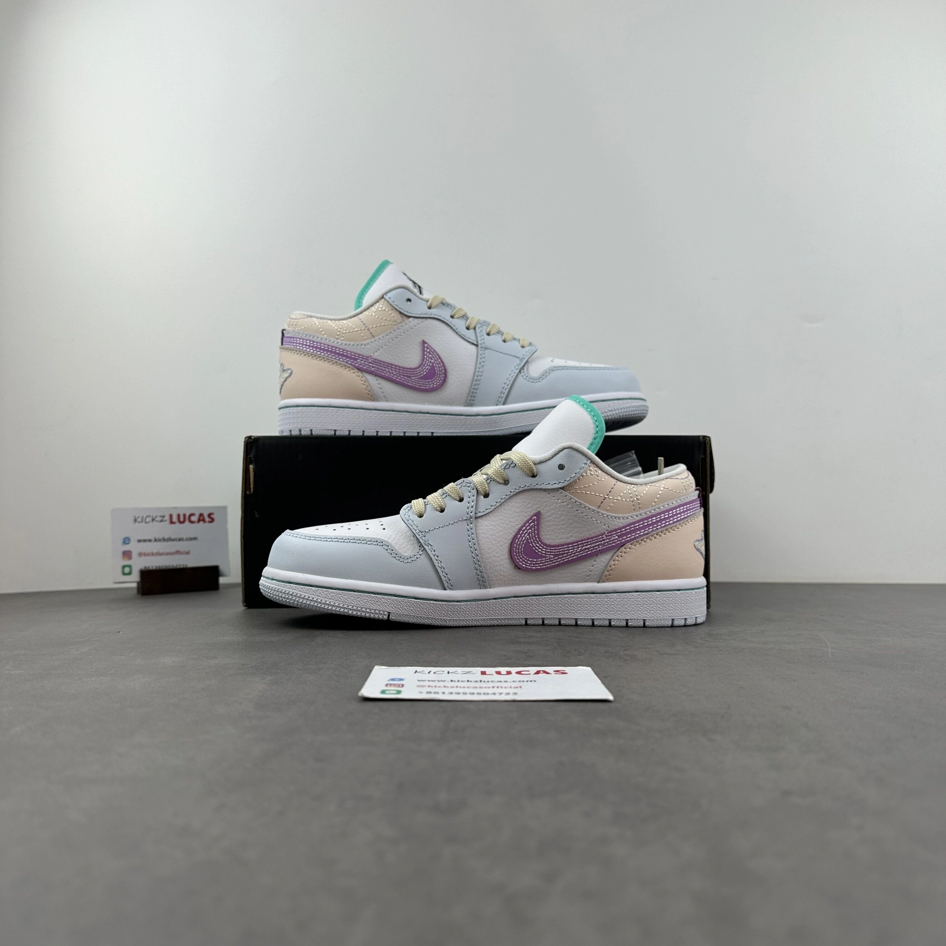 Modern Air Jordan 1 Low Multi-Color Sashiko FV3623- 1430
