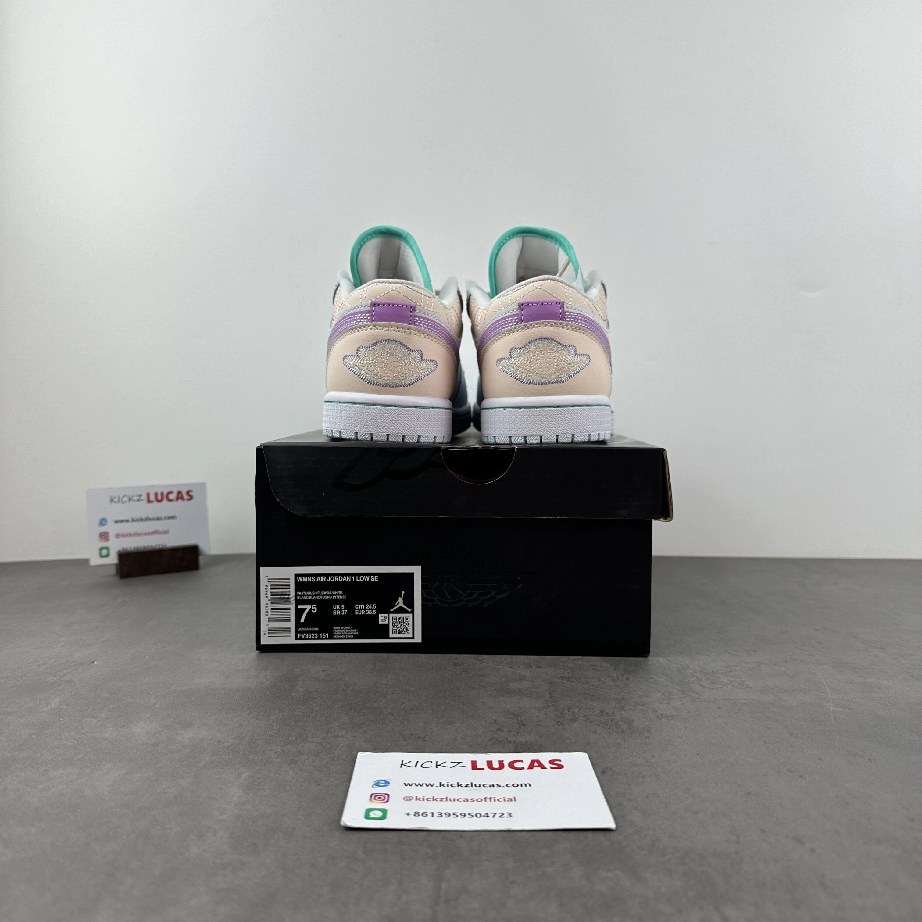 Modern Air Jordan 1 Low Multi-Color Sashiko FV3623- 1430