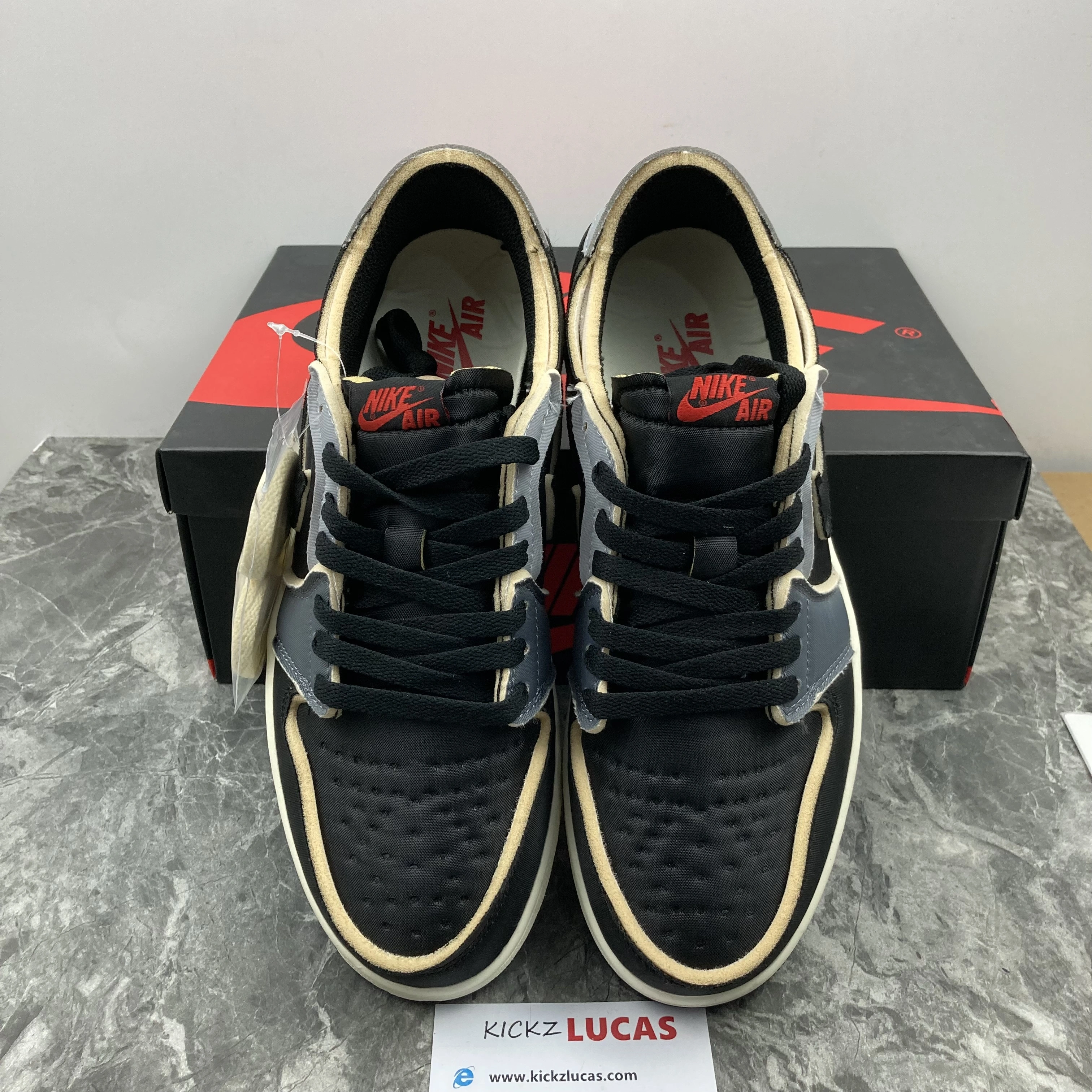 Air Jordan 1 Low OG EX Black Smoke Grey DV0982- Effortless 1606