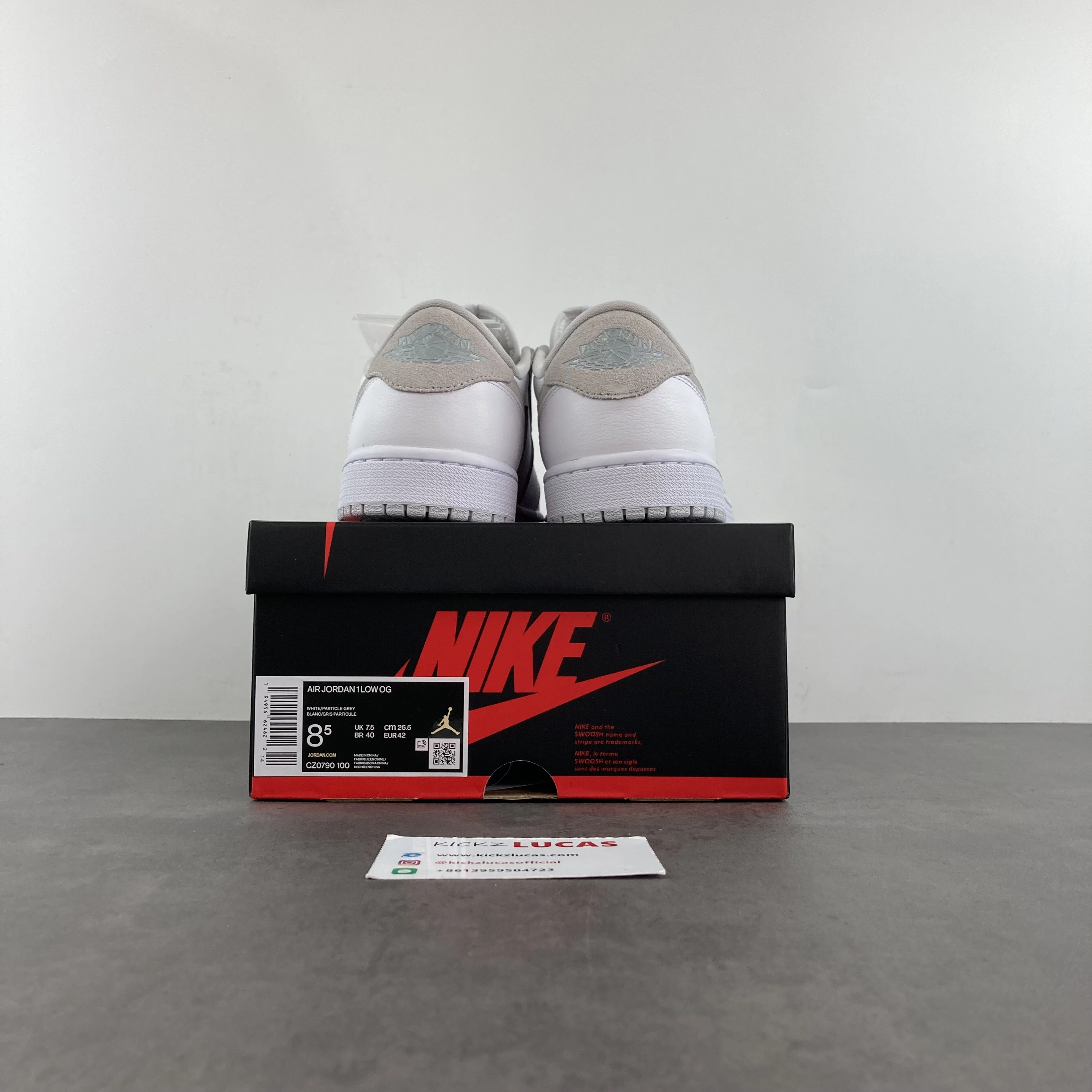 Air Jordan 1 Low OG Neutral Grey CZ0790- FlexibleFit 1524