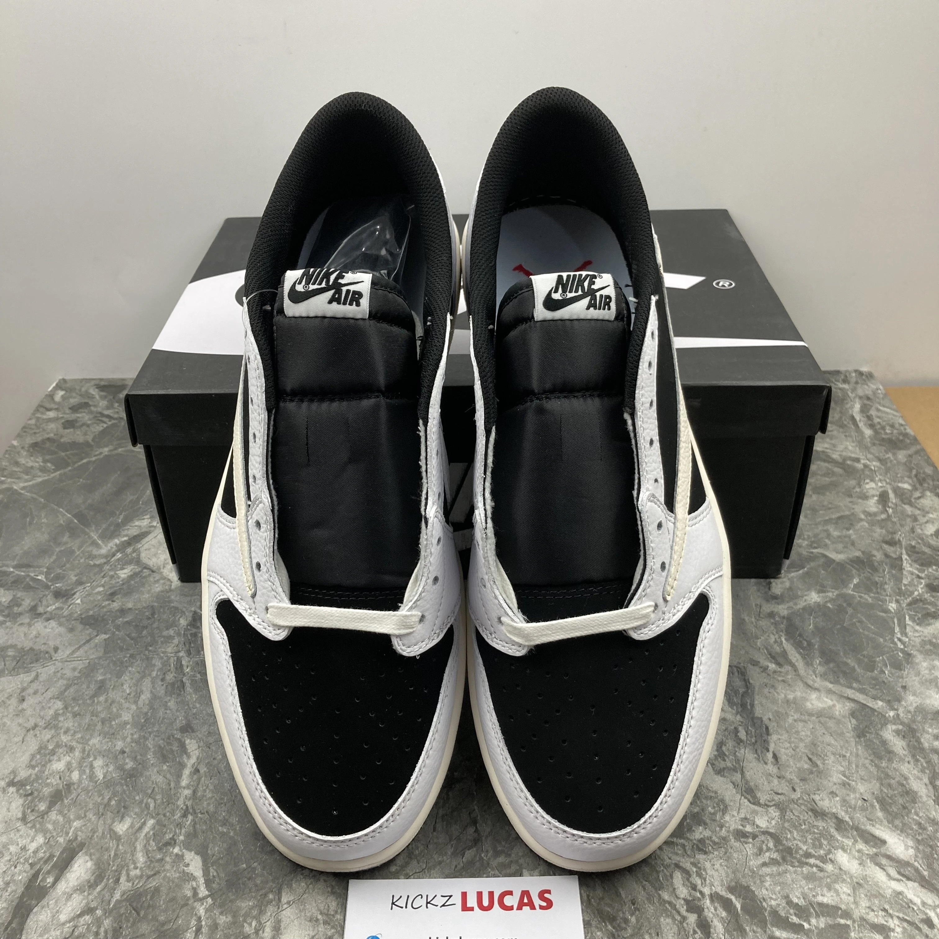 Air Jordan 1 Low OG Travis Scott White Black Timeless 1603
