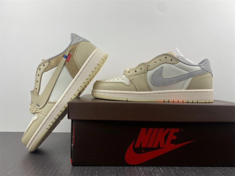 Attractive Air Jordan 1 Low Off White Customized 1637