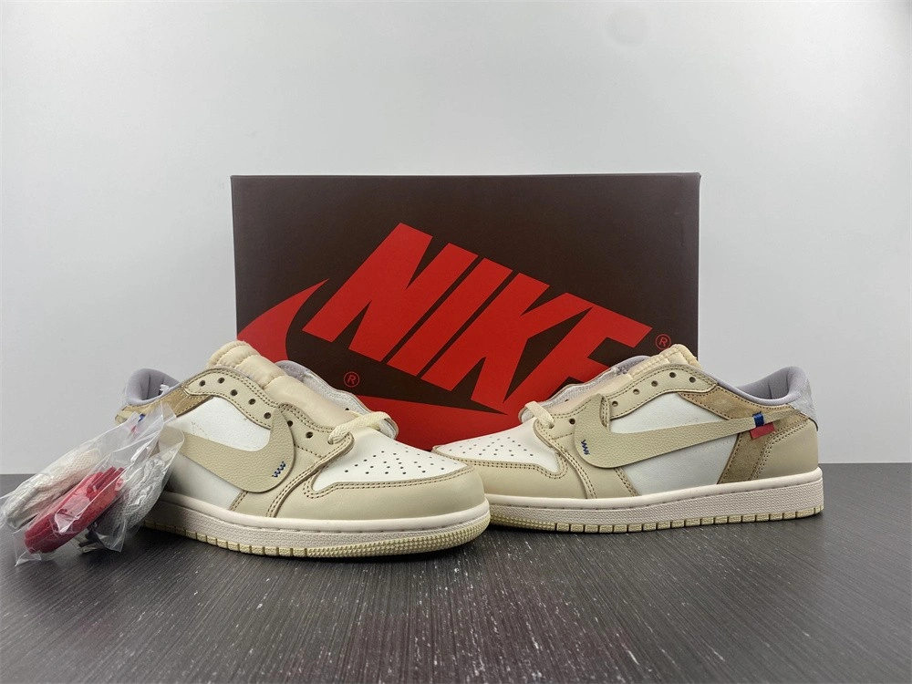Attractive Air Jordan 1 Low Off White Customized 1637