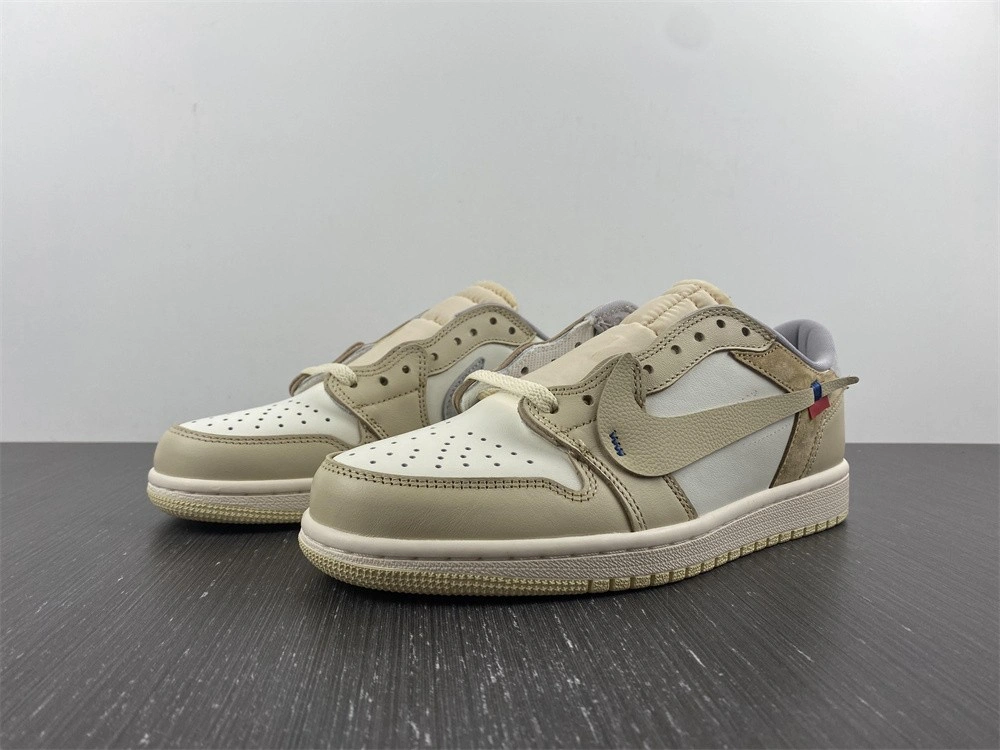 Attractive Air Jordan 1 Low Off White Customized 1637