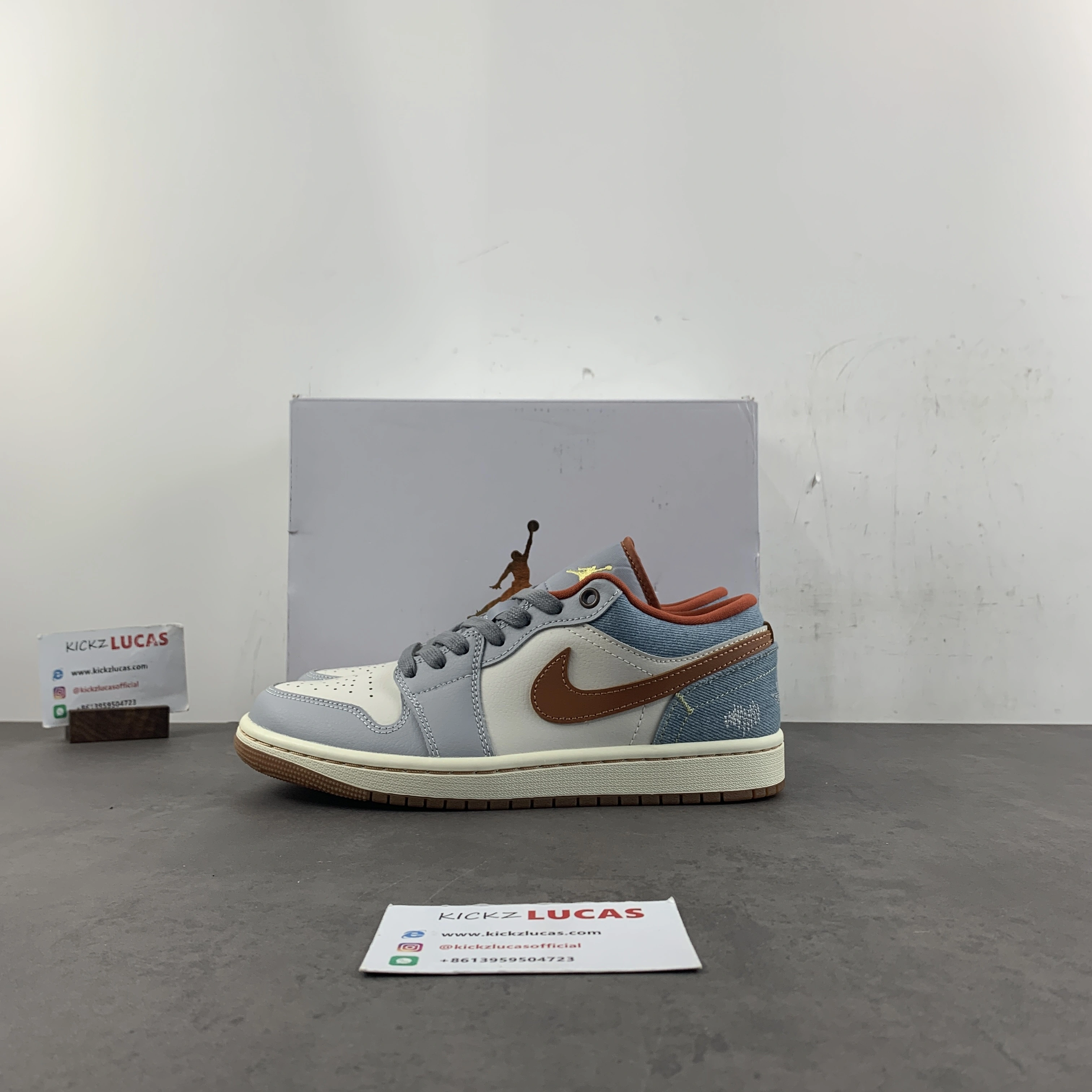 Air Jordan 1 Low Phantom Denim FZ5045- WaterResistant 1410
