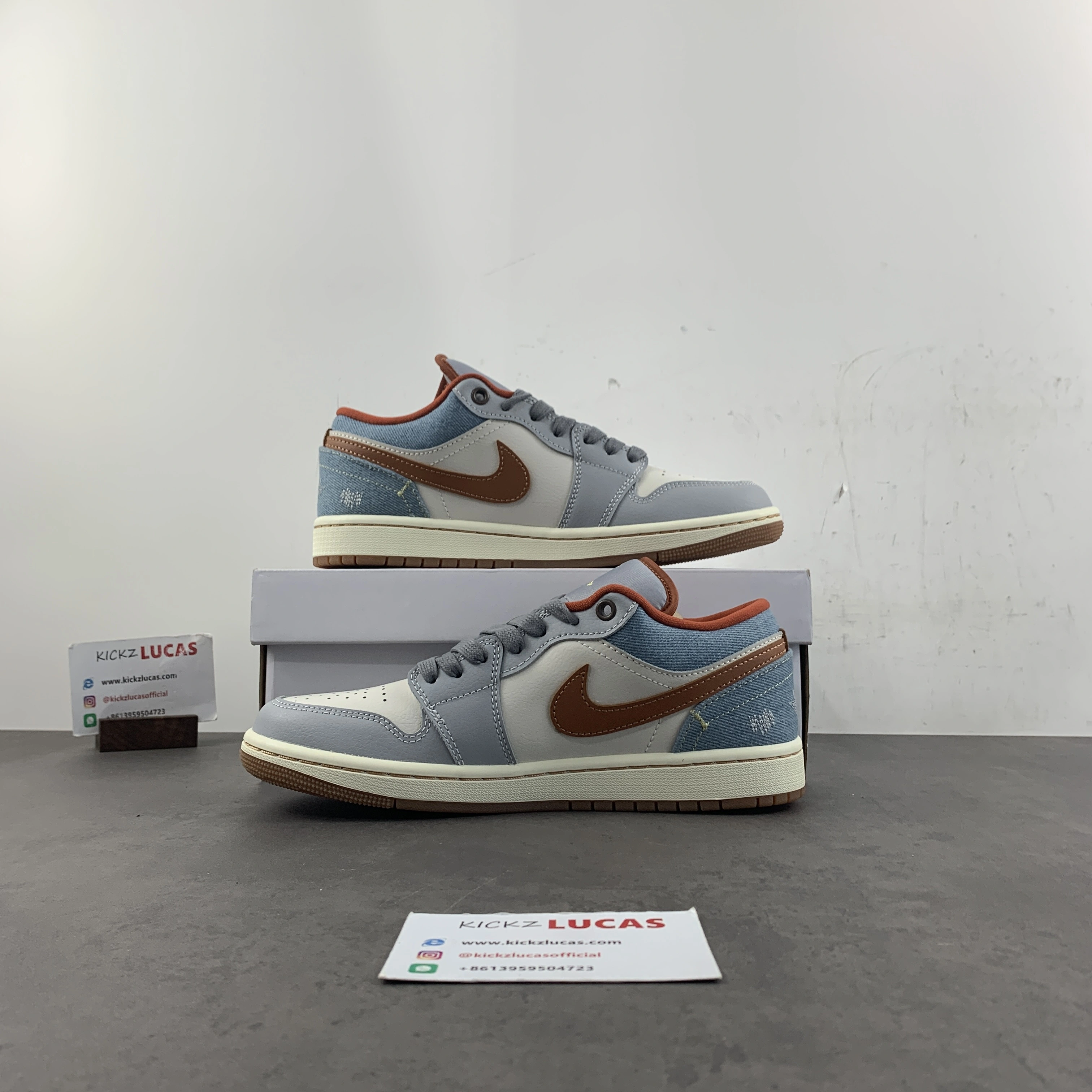 Air Jordan 1 Low Phantom Denim FZ5045- WaterResistant 1410