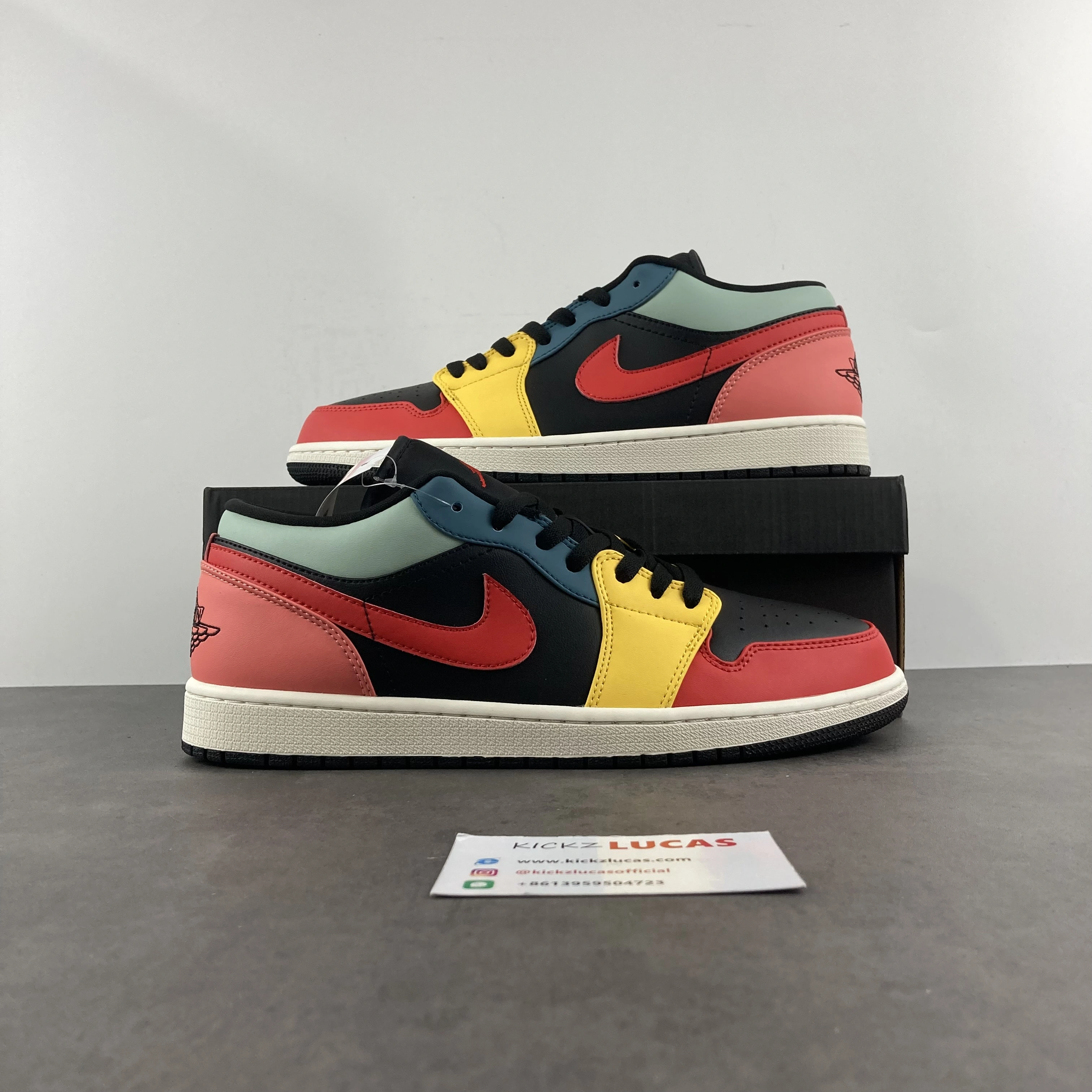 Air Jordan 1 Low SE Black Multi-Color DN3739- Supportive 1602