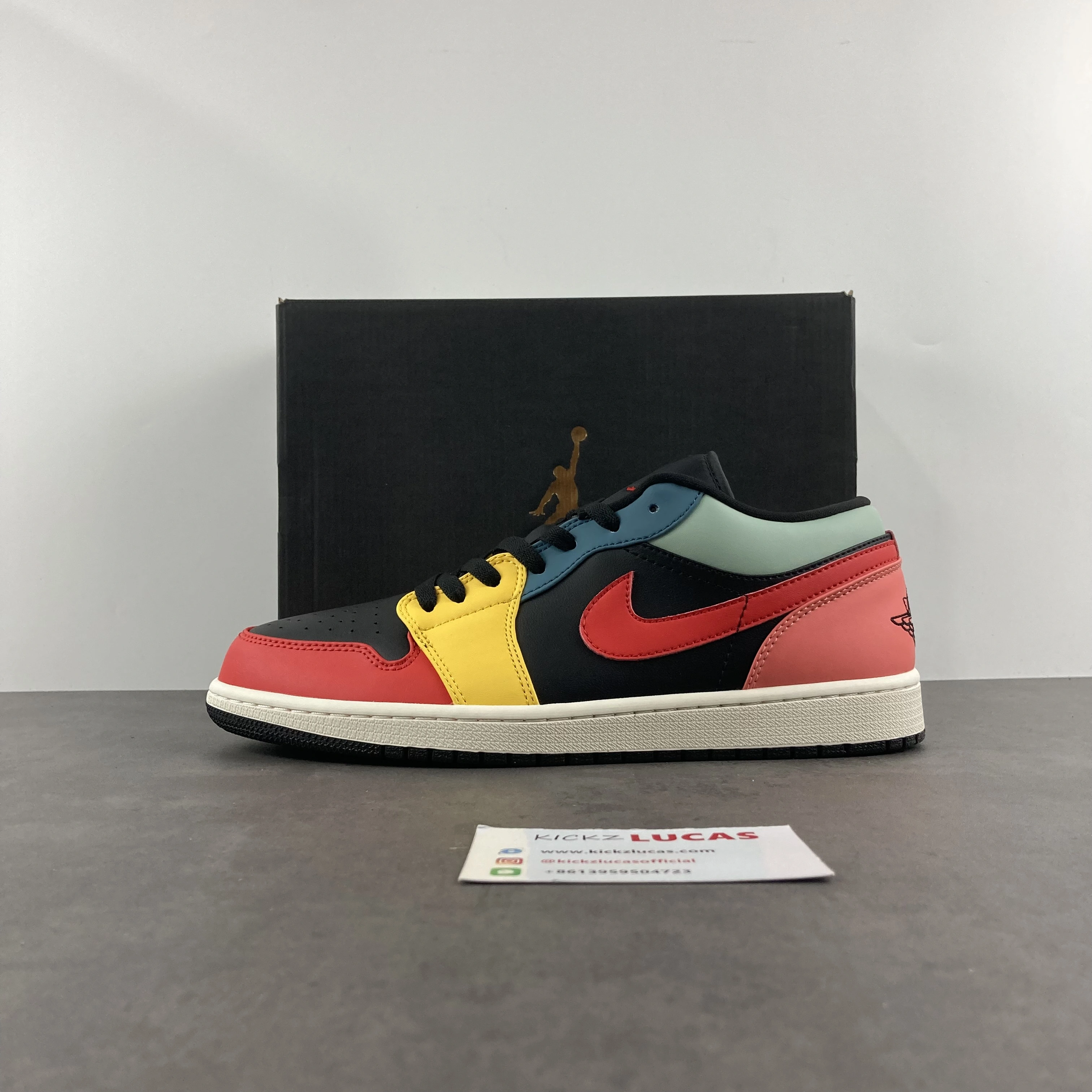 Air Jordan 1 Low SE Black Multi-Color DN3739- Supportive 1602