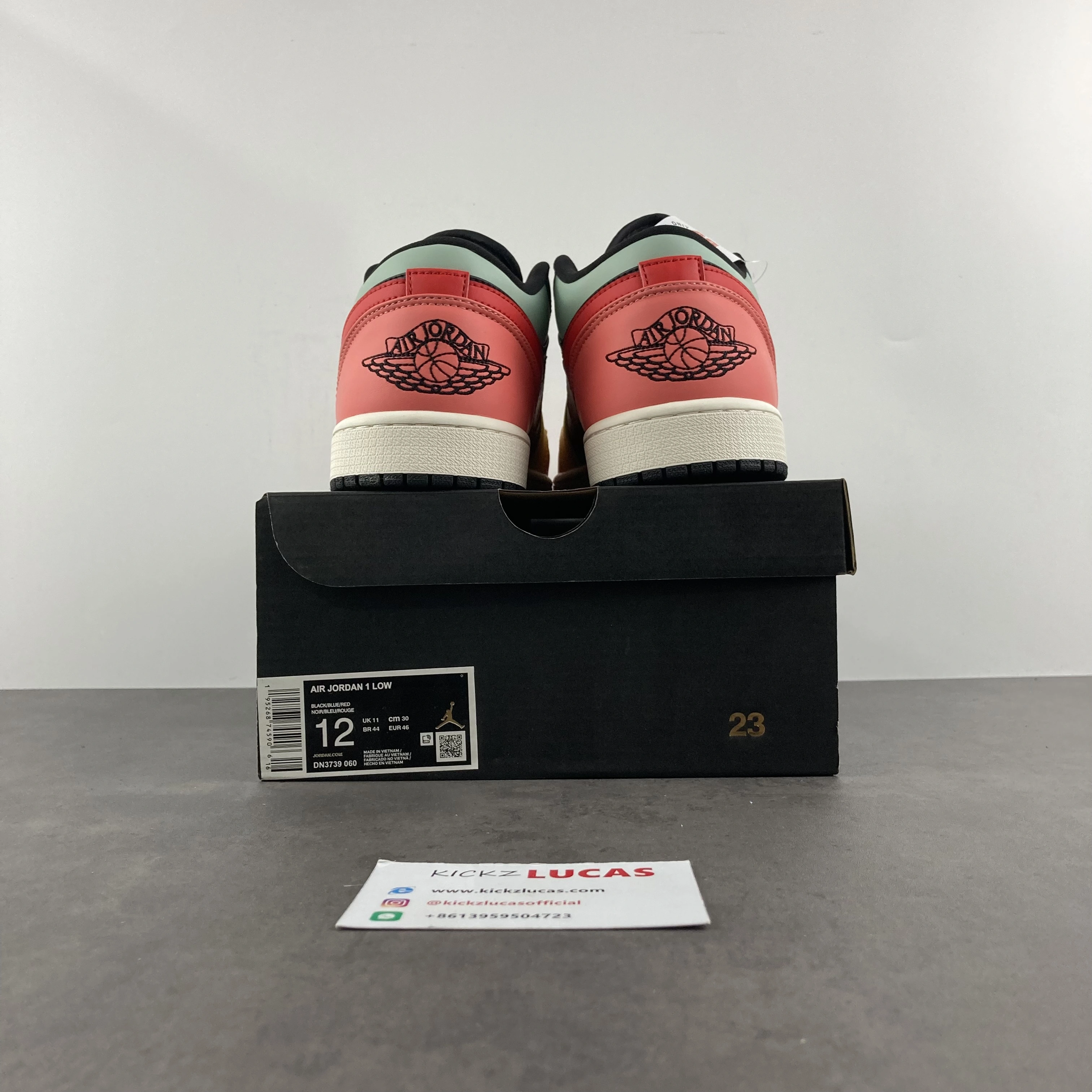Air Jordan 1 Low SE Black Multi-Color DN3739- Supportive 1602