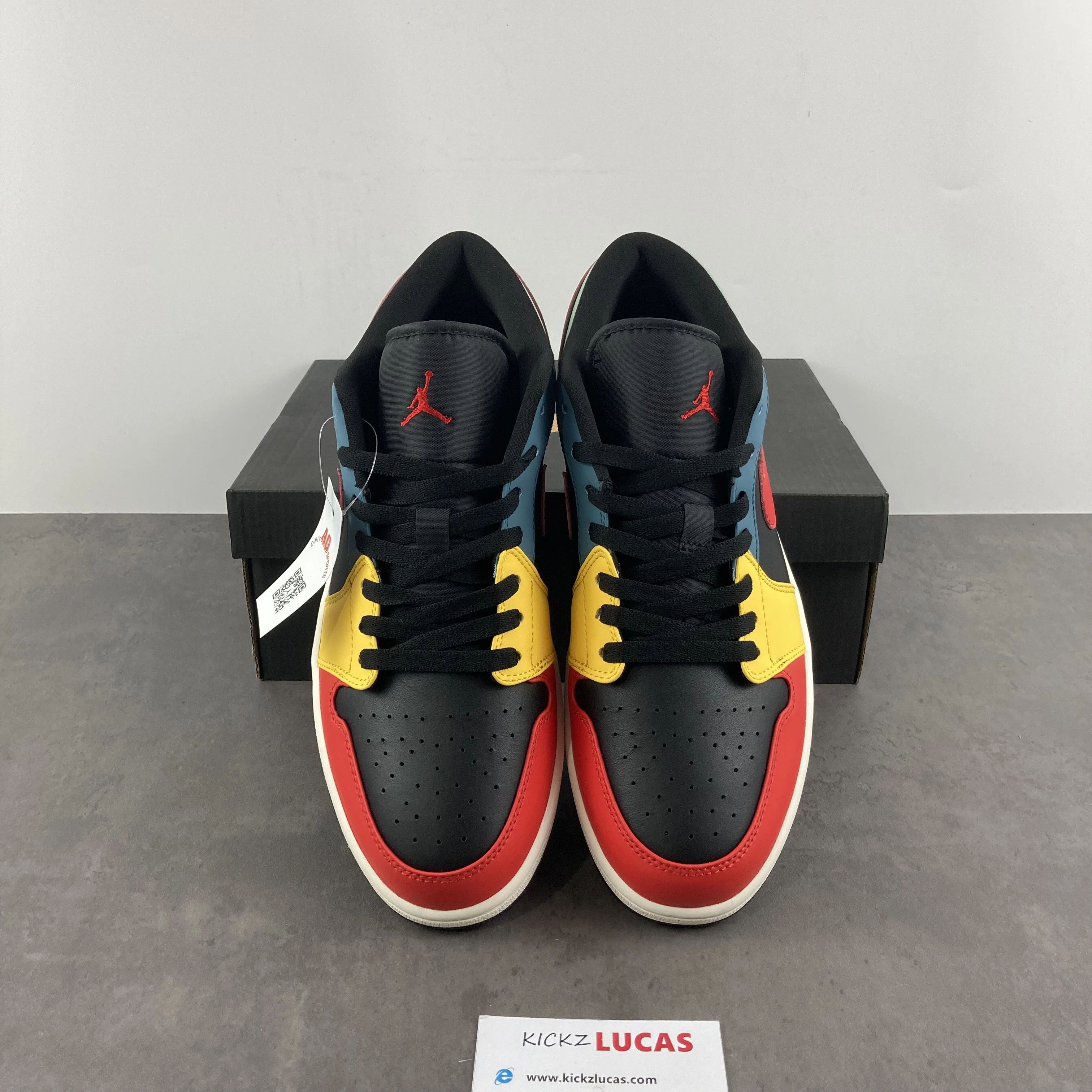 Air Jordan 1 Low SE Black Multi-Color DN3739- Supportive 1602