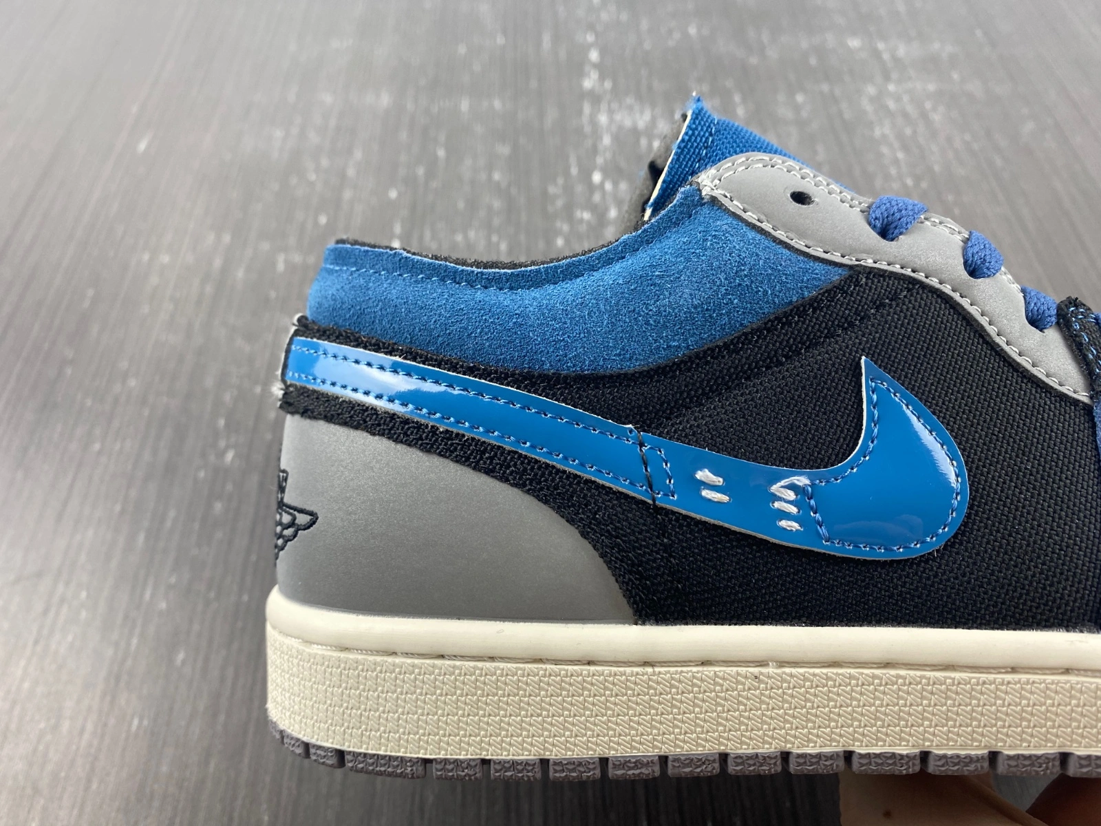 Air Jordan 1 Low SE Craft Obsidian French Blue Ashen Slate White DR8867- Casual 1612