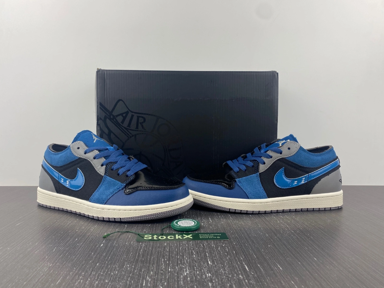 Air Jordan 1 Low SE Craft Obsidian French Blue Ashen Slate White DR8867- Casual 1612
