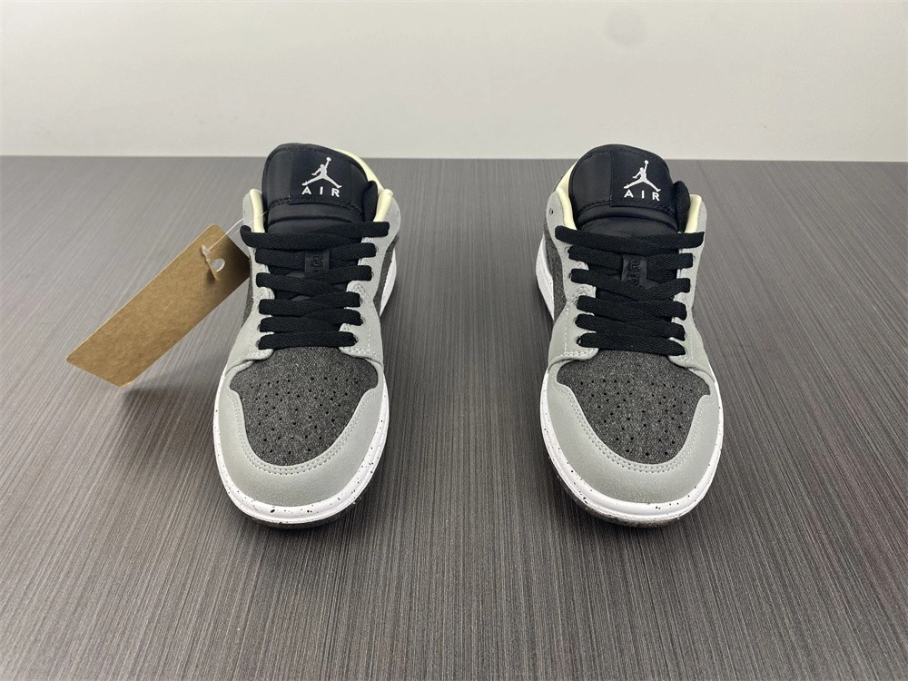 Chic Air Jordan 1 Low SE Crater Black Grey DM4657- 1700