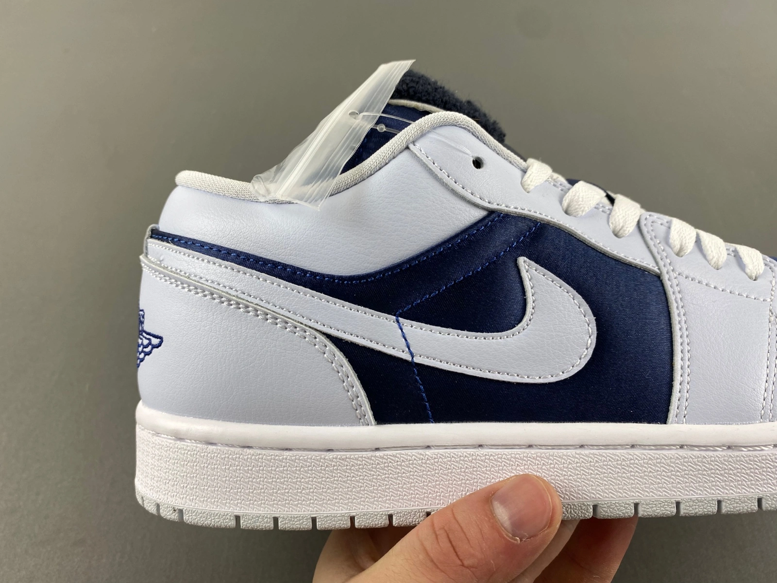 Neat Air Jordan 1 Low SE Football Grey White Gym Red Midnight Navy FZ8778- 1346