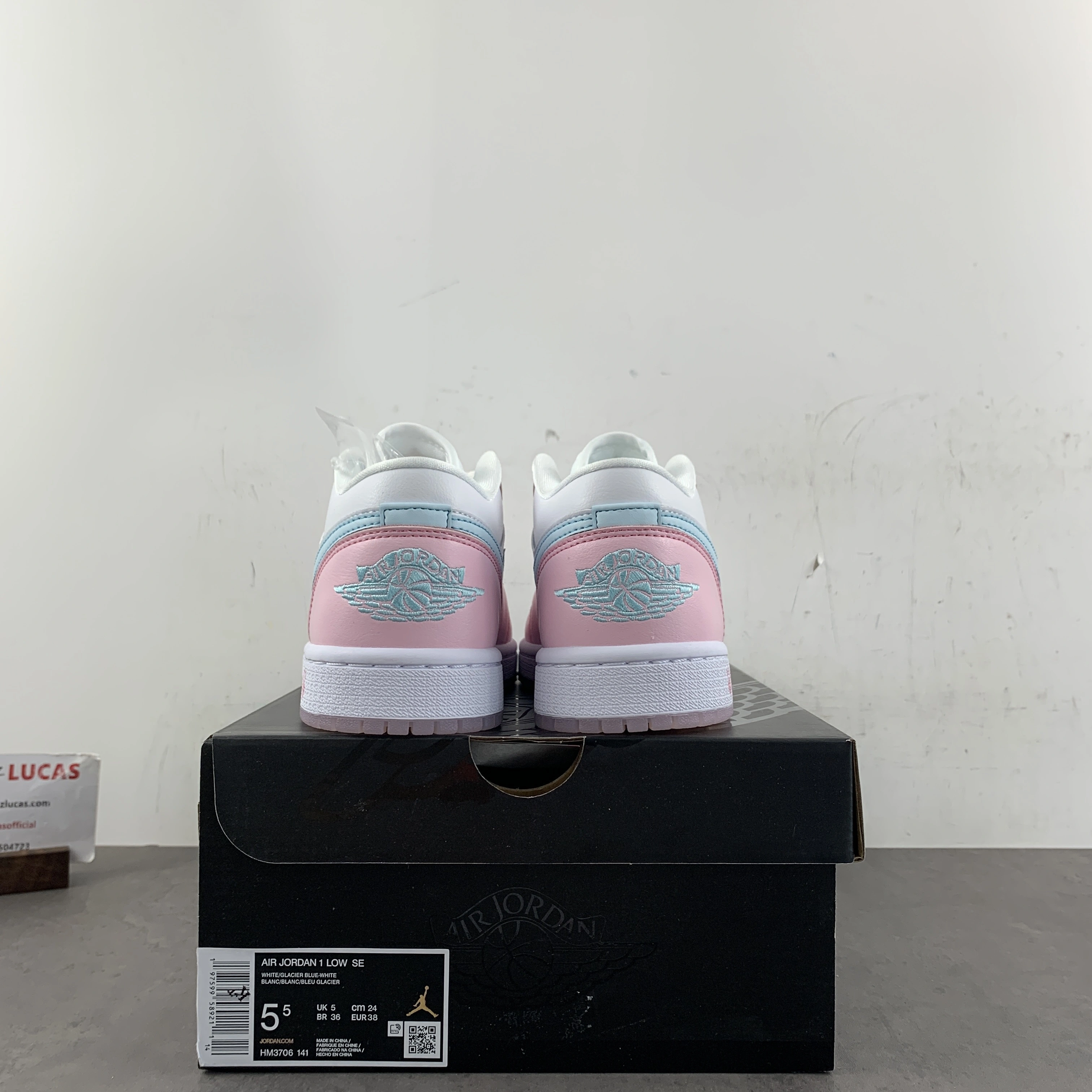 Air Jordan 1 Low SE Paw Print Pink Foam HM3706- QuickDry 1380